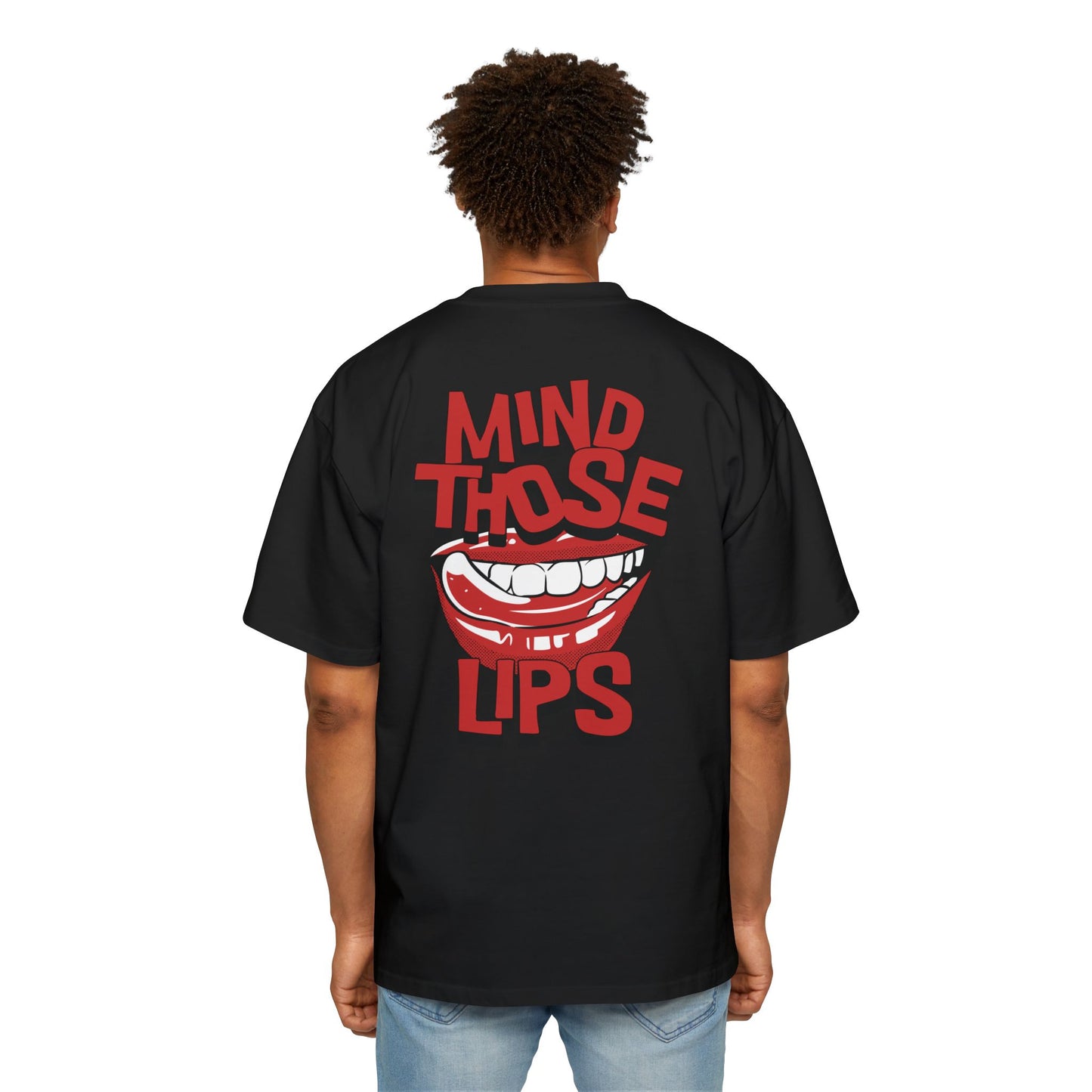 Women's "Mind Those Lips" Oversized T-Shirt