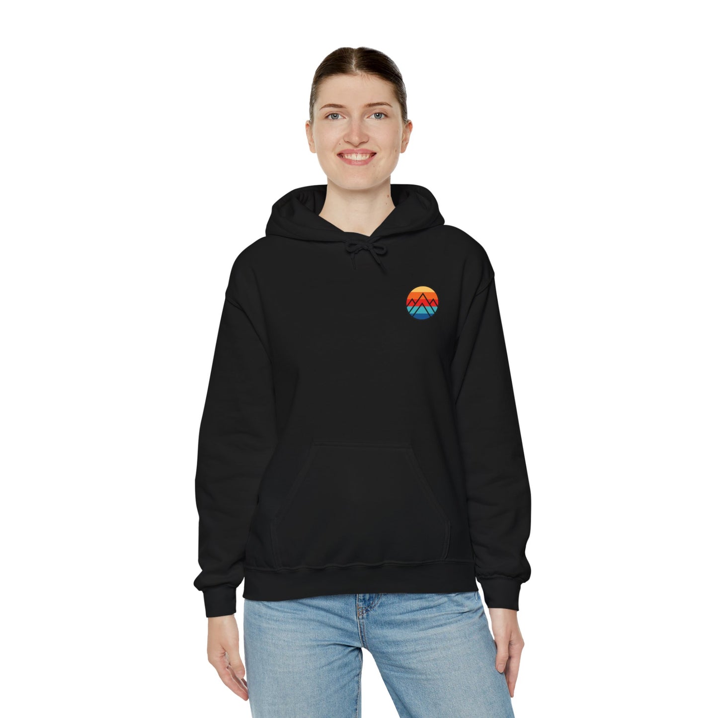 Women's "Minimalistic Mountains" Hoodie