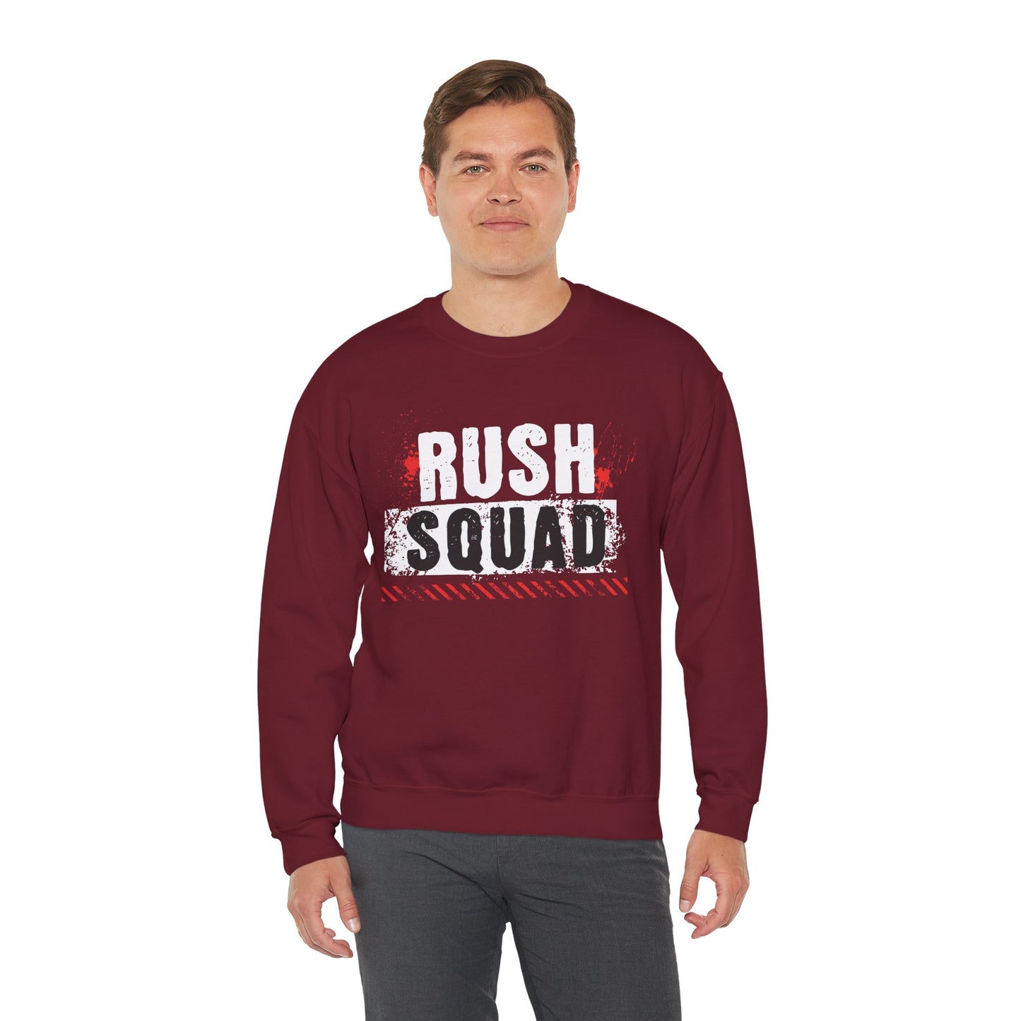 Men's "Rush Squad" Crewneck Sweatshirt