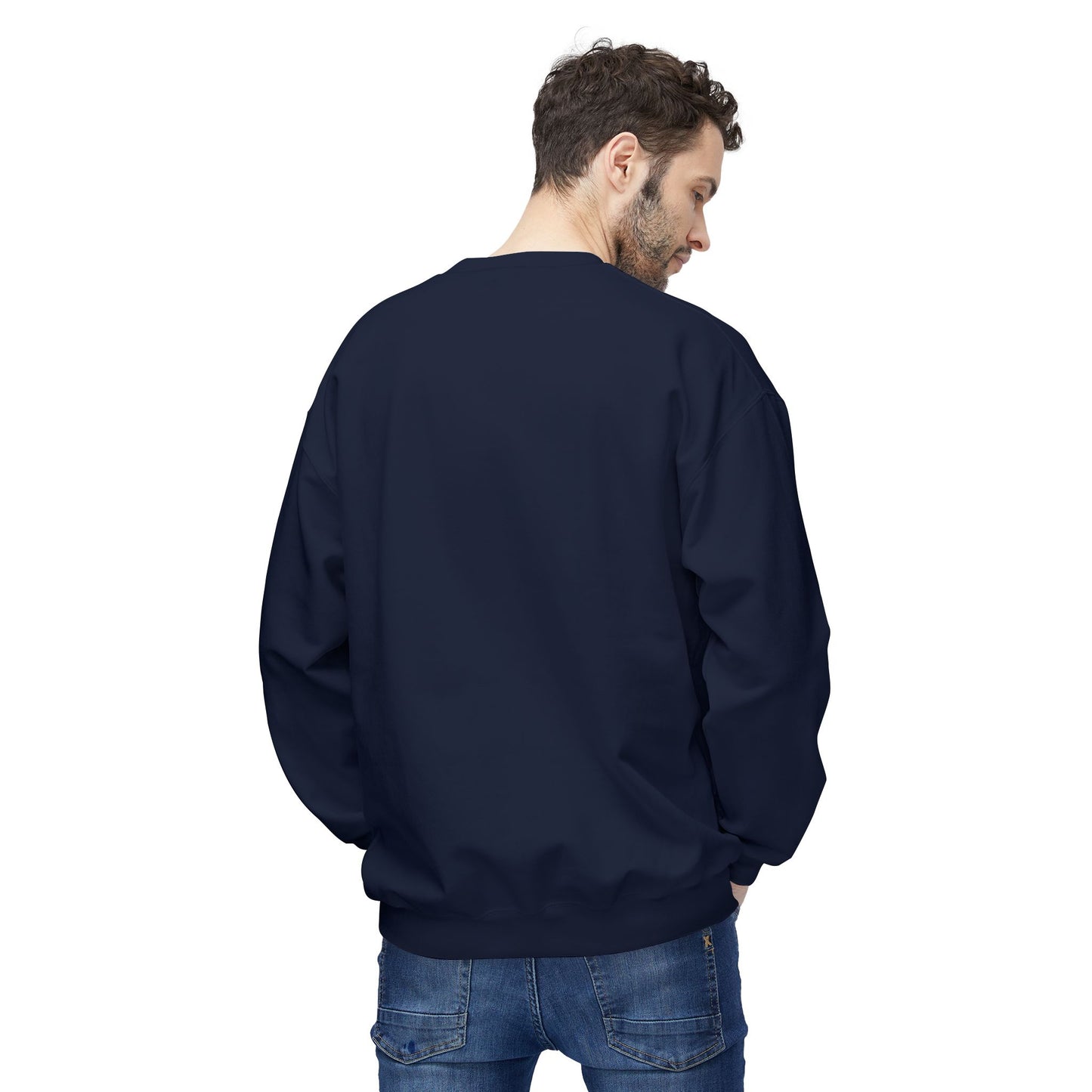 Women's "Grilling My Patience" Drop Shoulder Fleece Crewneck Sweatshirt