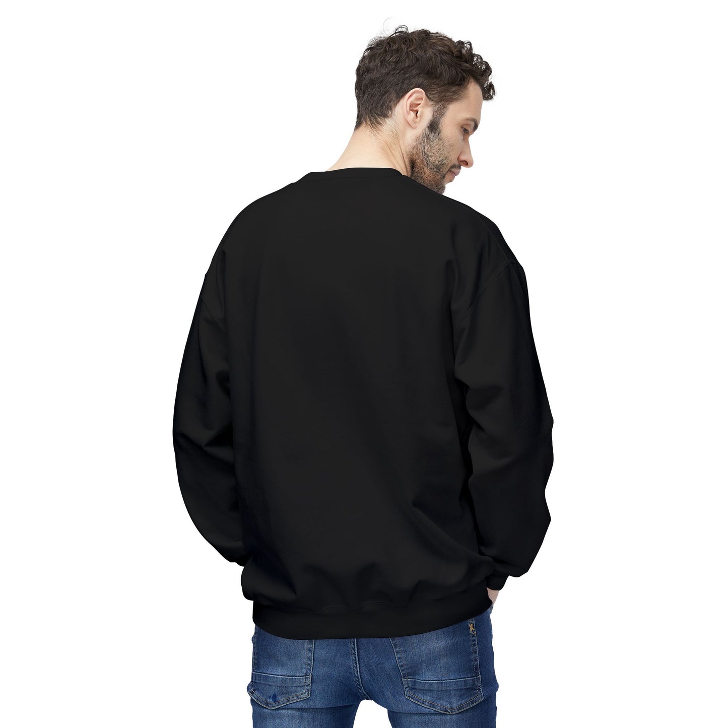 Women's "Grilling My Patience" Drop Shoulder Fleece Crewneck Sweatshirt
