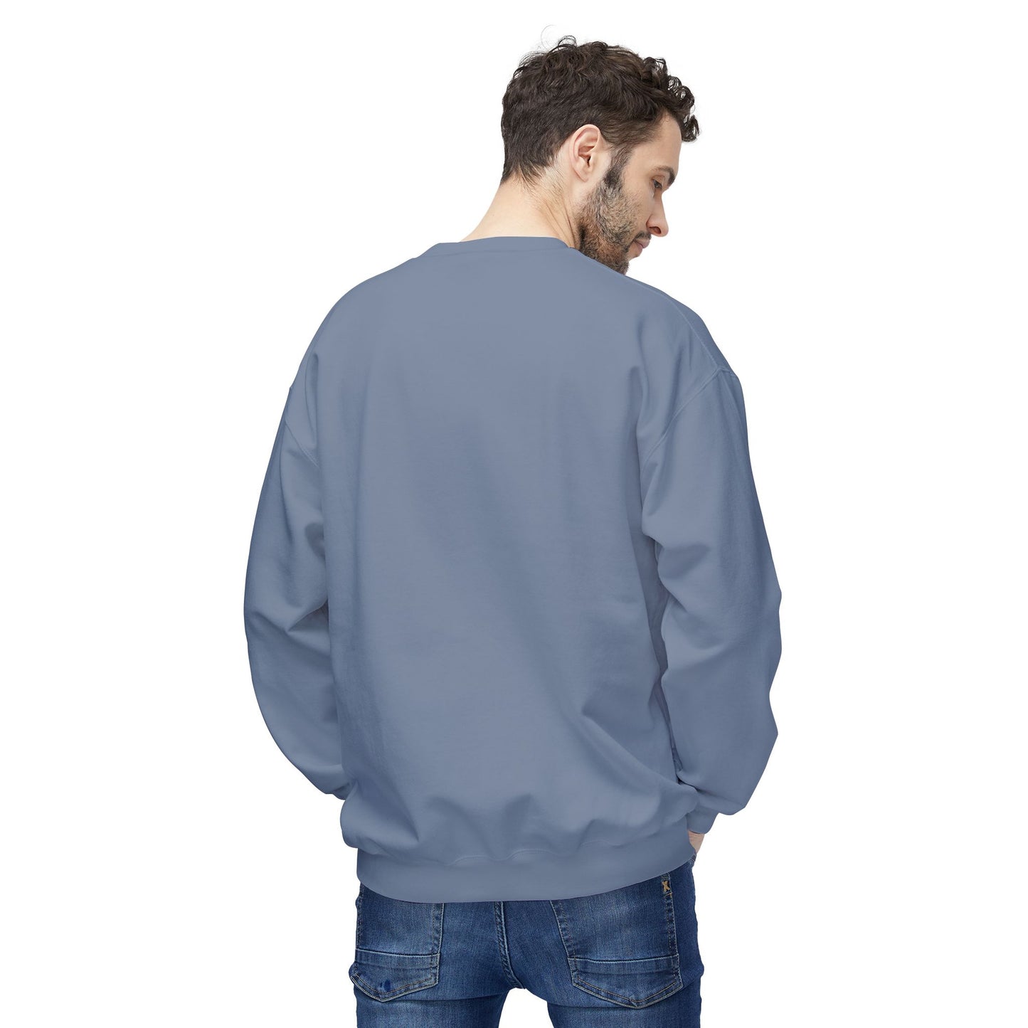 Men's "Whisper of the Fallen" Drop Shoulder Fleece Crewneck Sweatshirt