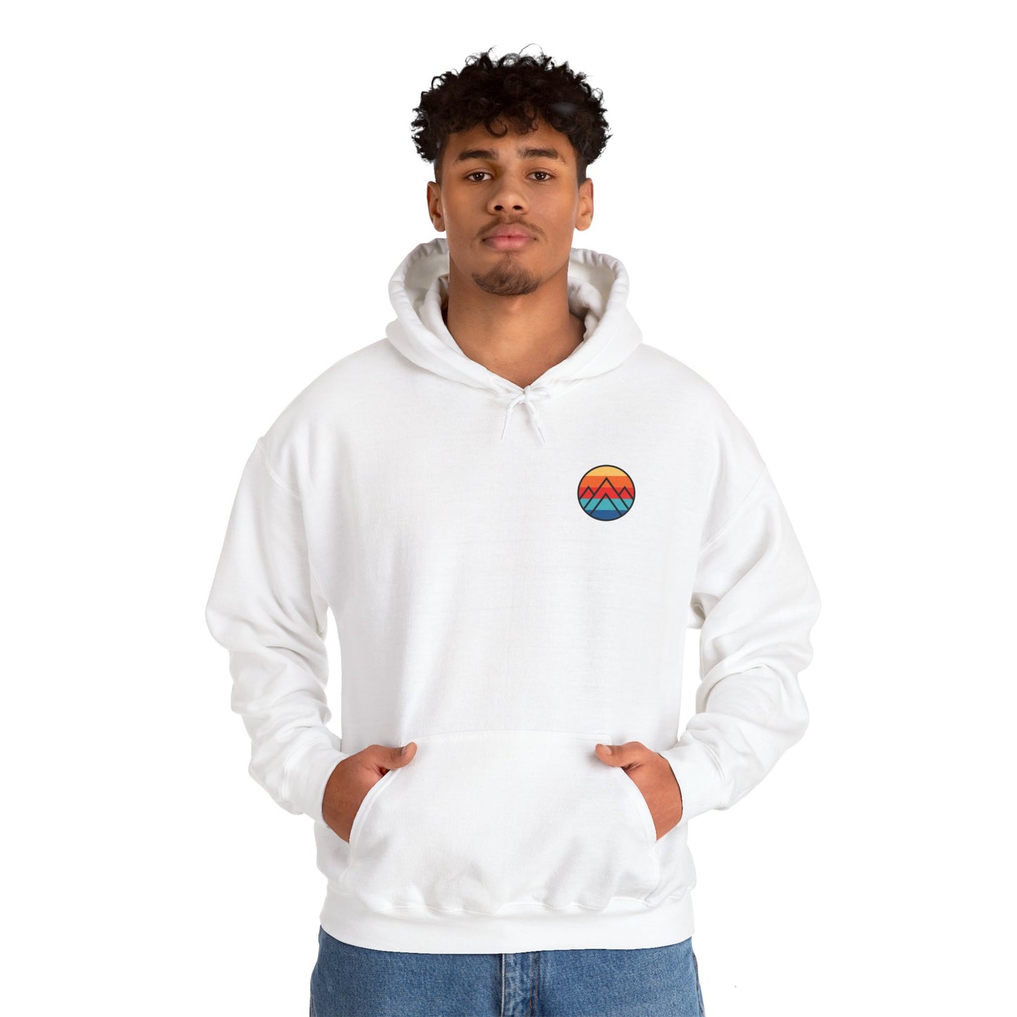 Women's "Minimalistic Mountains" Hoodie
