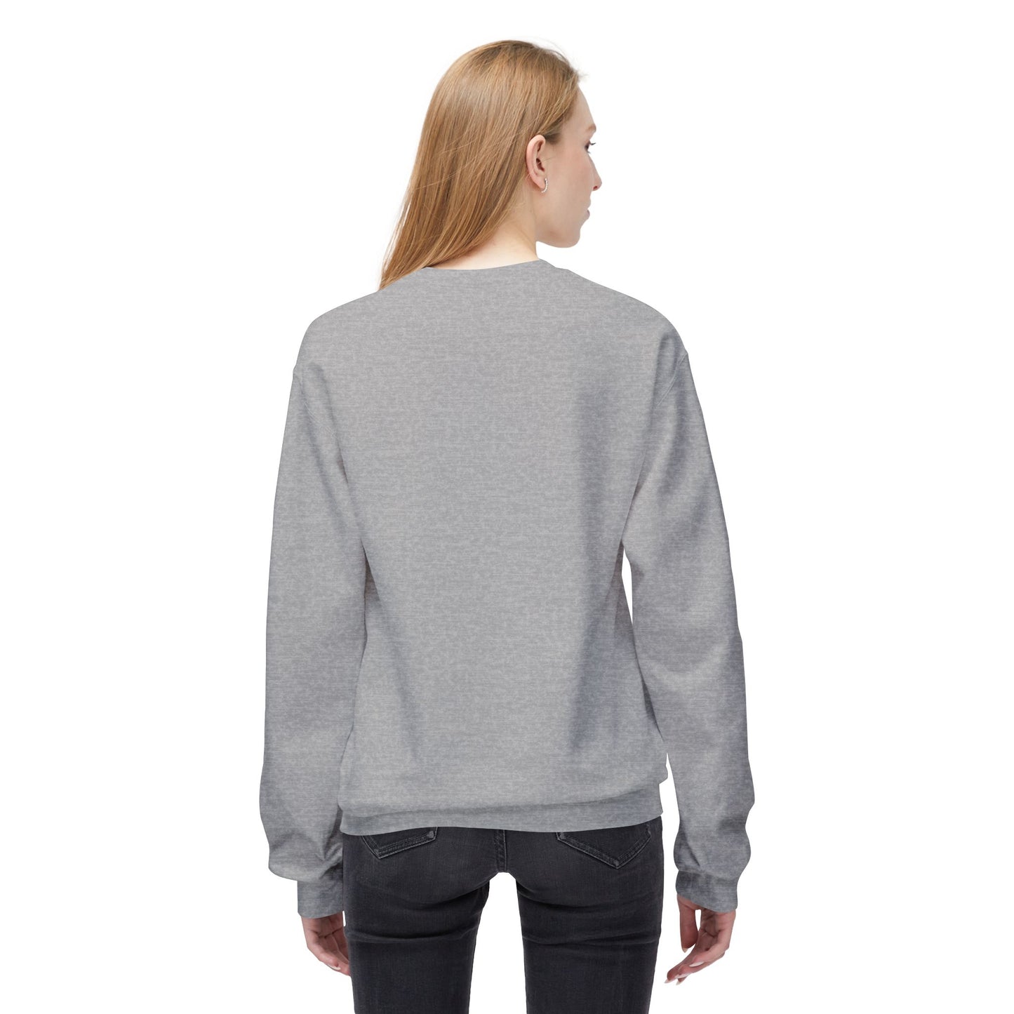 Men's "Break Out Of The Box" Drop Shoulder Fleece Crewneck Sweatshirt