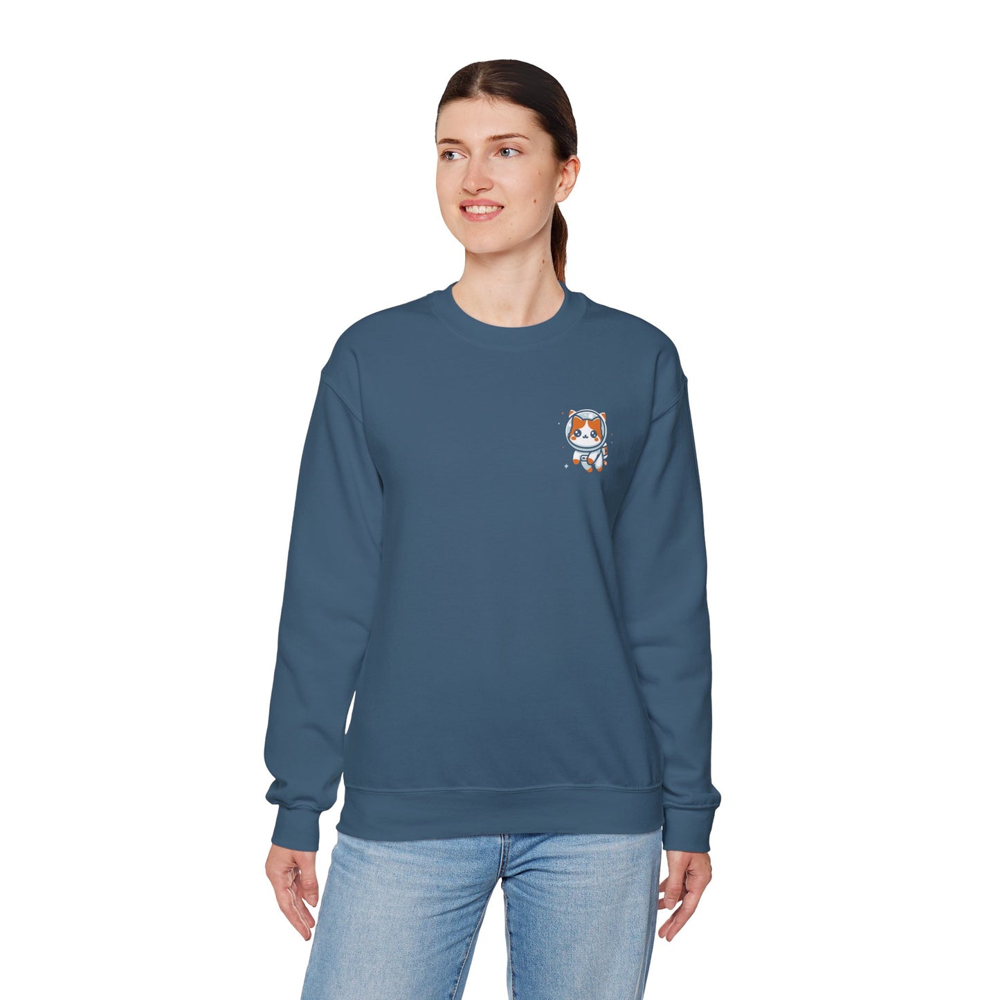 Women's "Meowstronaut" Crewneck Sweatshirt