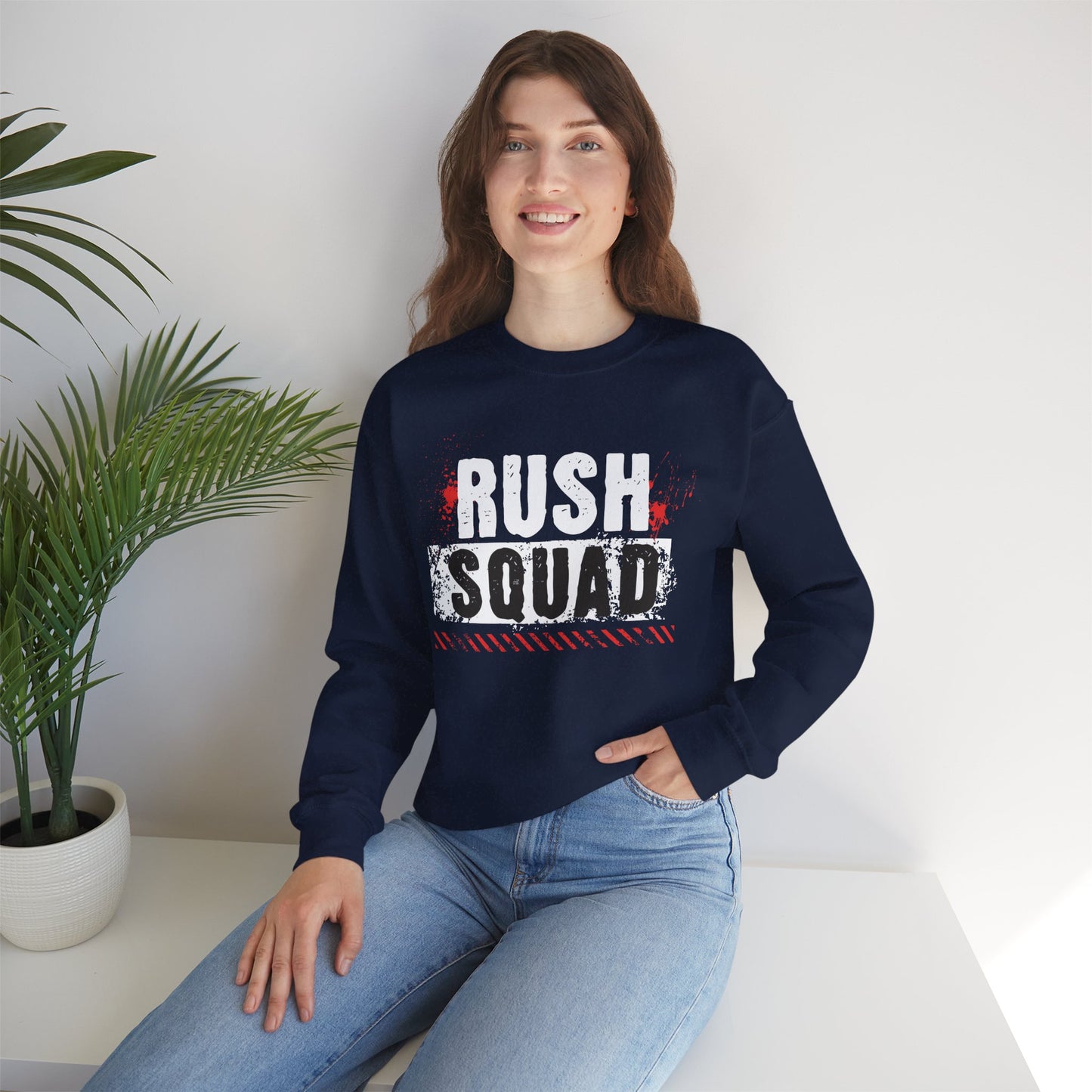 Men's "Rush Squad" Crewneck Sweatshirt