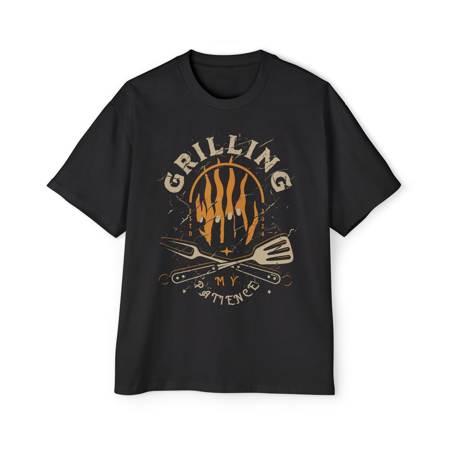 Women's "Grilling My Patience" Oversized T-Shirt