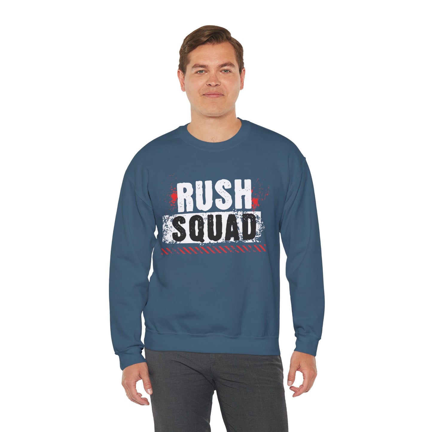 Men's "Rush Squad" Crewneck Sweatshirt