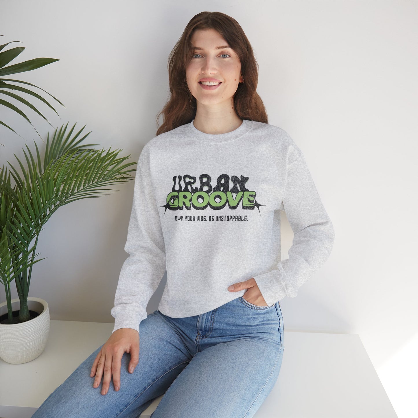 Women's "Urban Groove" Crewneck Sweatshirt