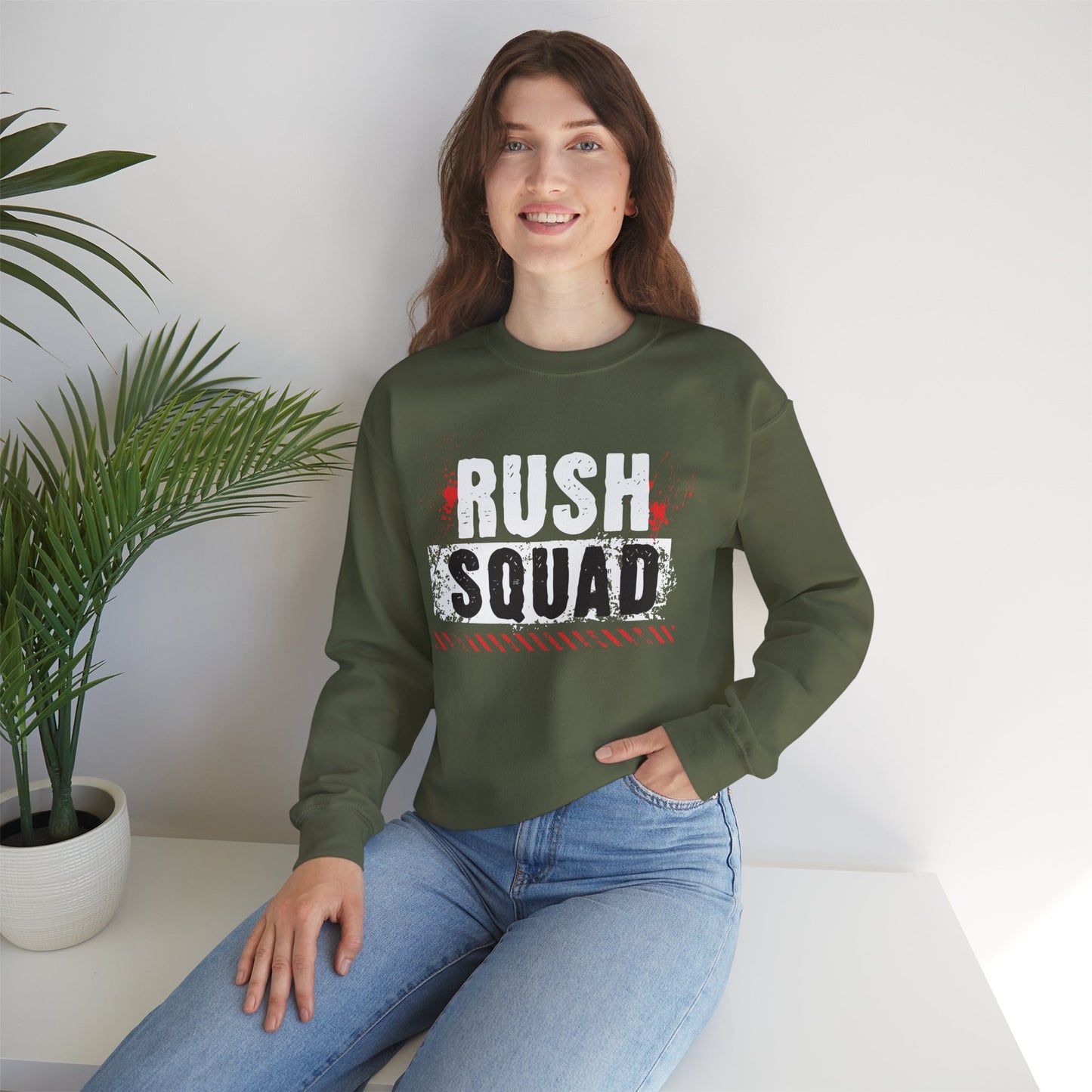 Men's "Rush Squad" Crewneck Sweatshirt