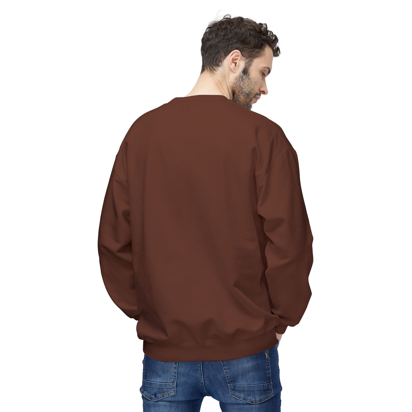 Women's "Grilling My Patience" Drop Shoulder Fleece Crewneck Sweatshirt