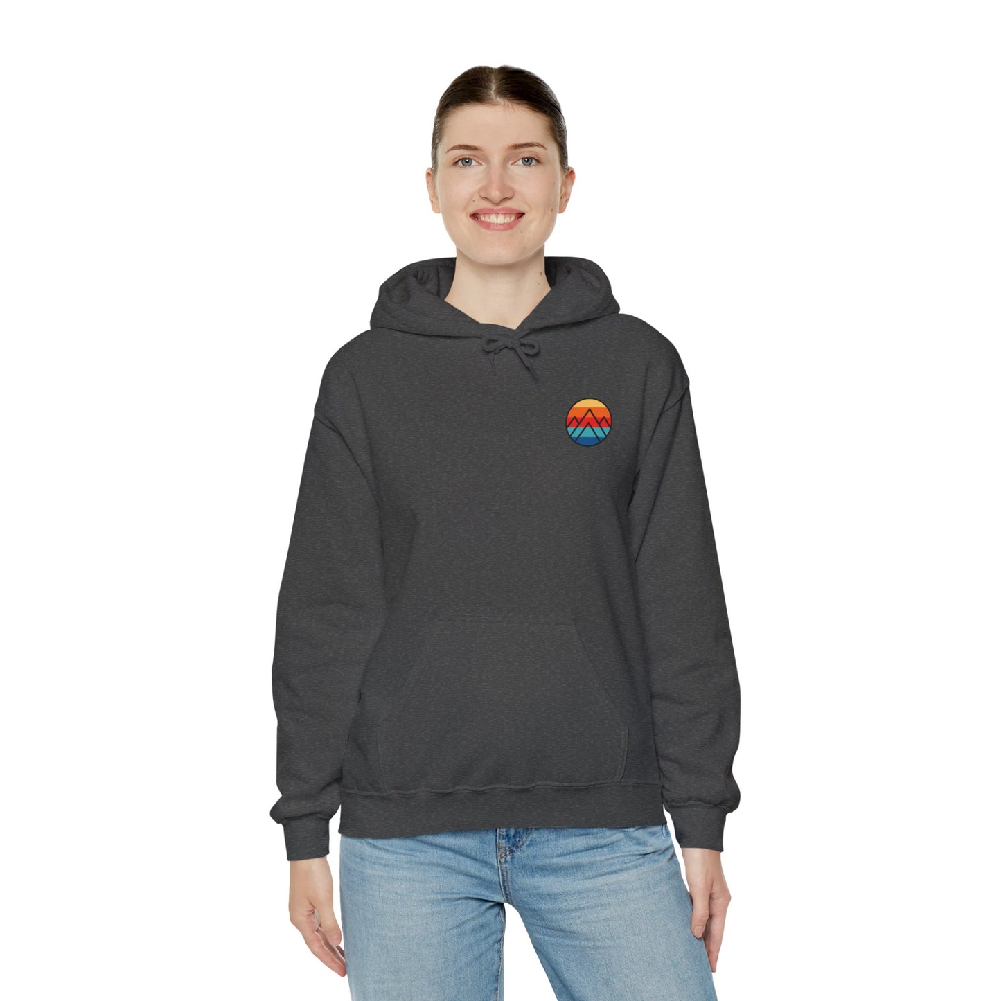 Women's "Minimalistic Mountains" Hoodie