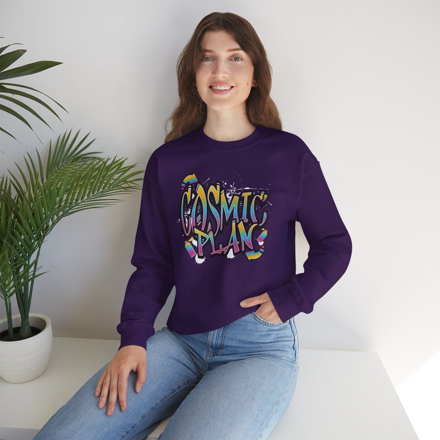 Women's "Cosmic Plan" Crewneck Sweatshirt