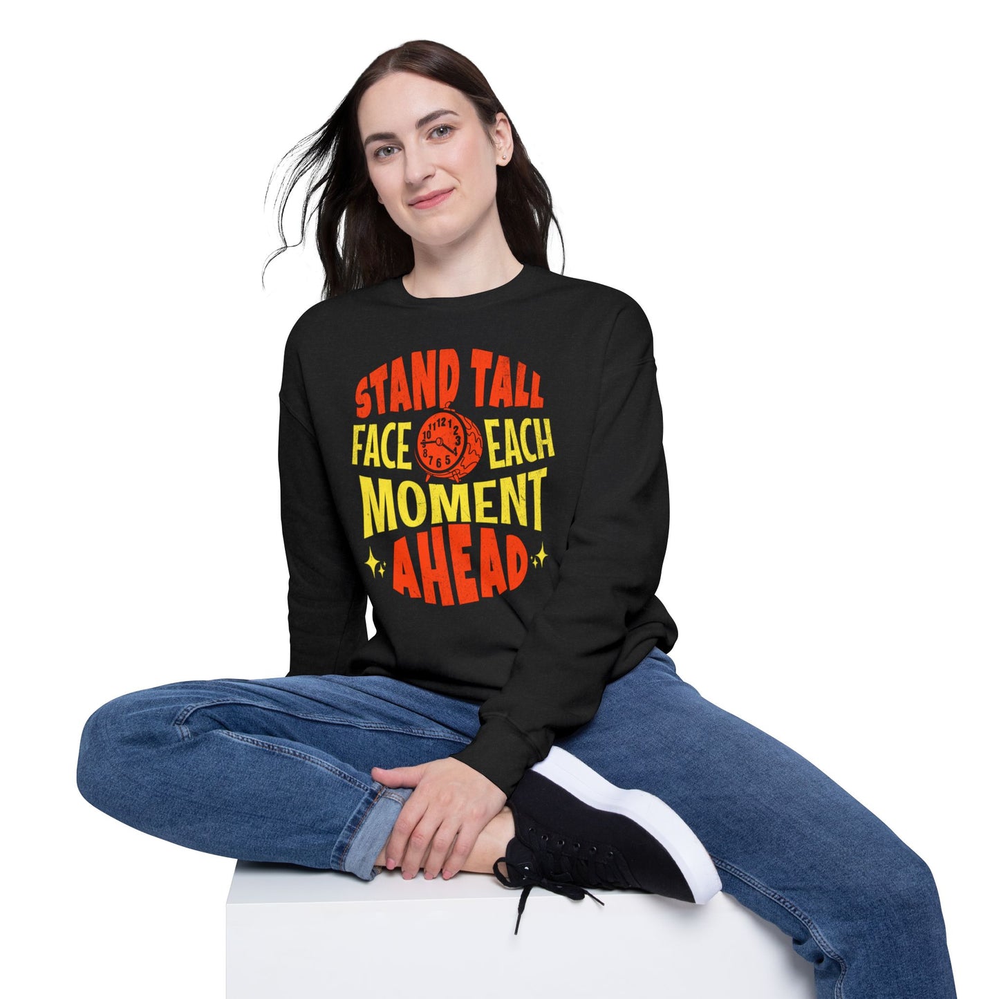 Women's "Brave Horizon" Drop Shoulder Sweatshirt