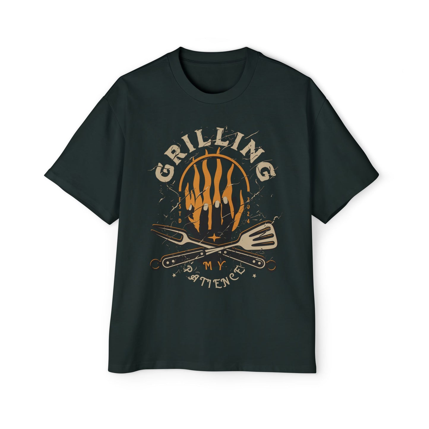 Women's "Grilling My Patience" Oversized T-Shirt