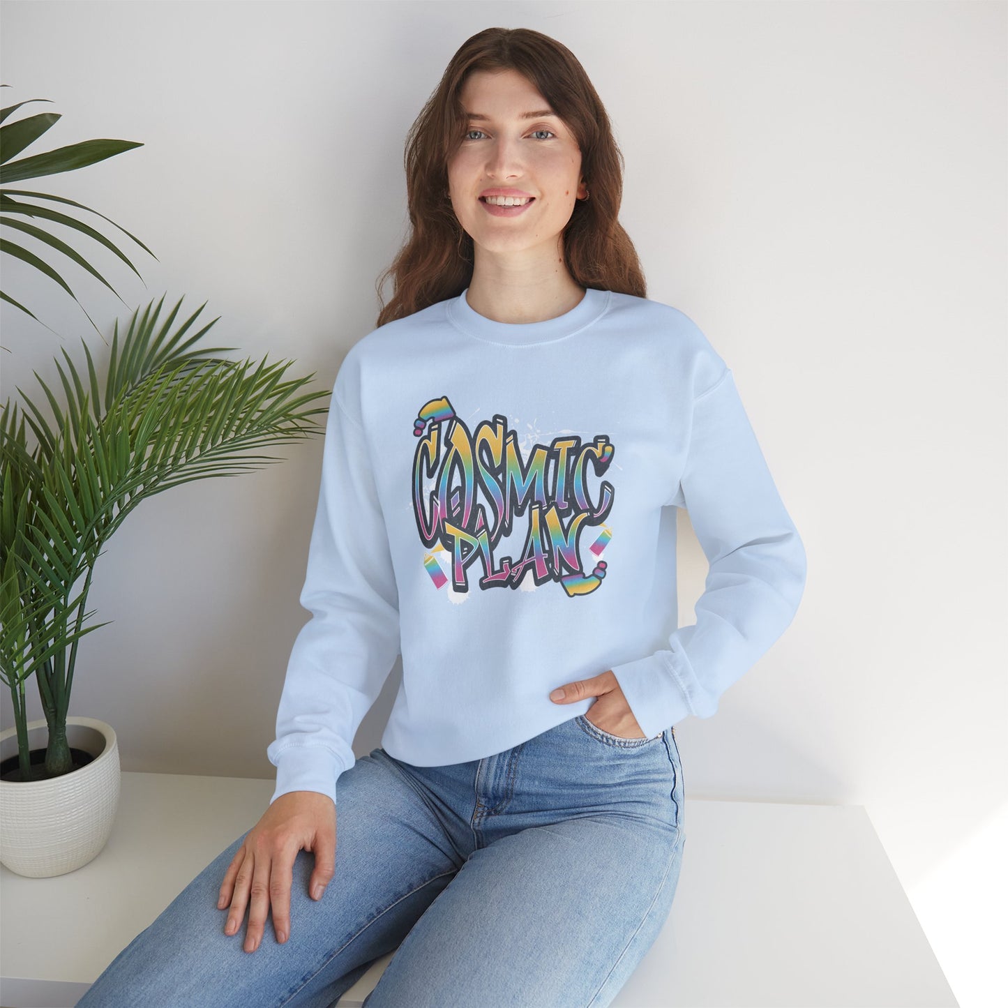 Women's "Cosmic Plan" Crewneck Sweatshirt