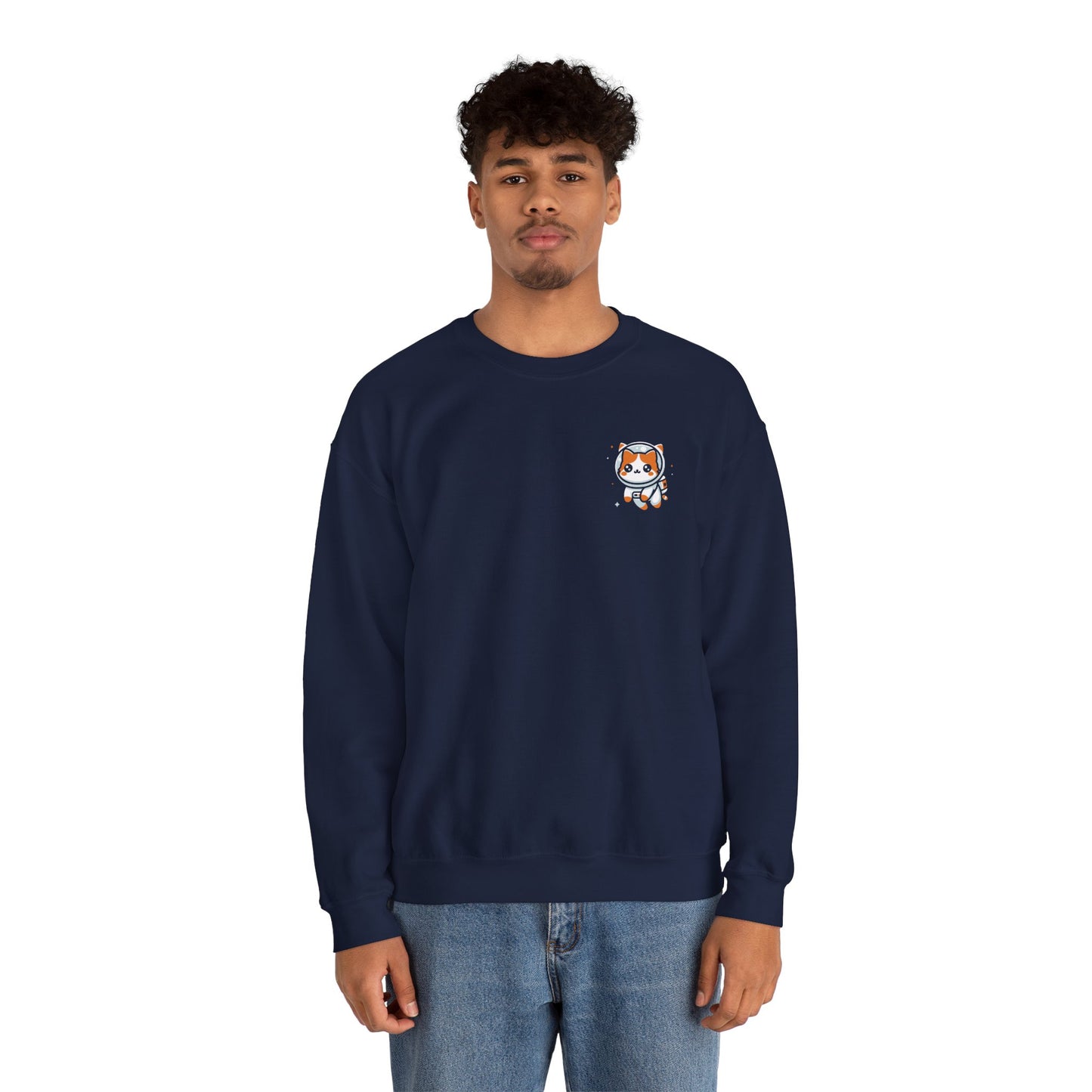 Women's "Meowstronaut" Crewneck Sweatshirt