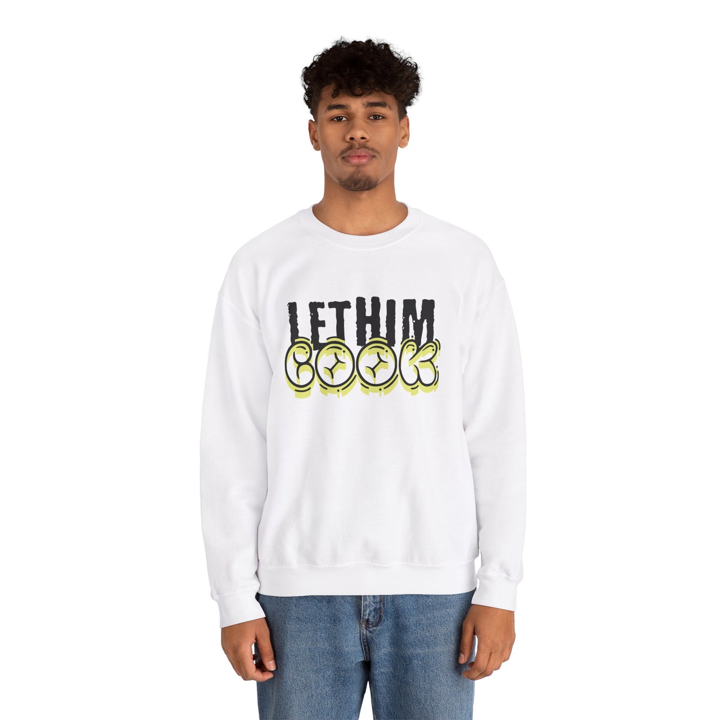 Men's "Let Him Cook" Crewneck Sweatshirt
