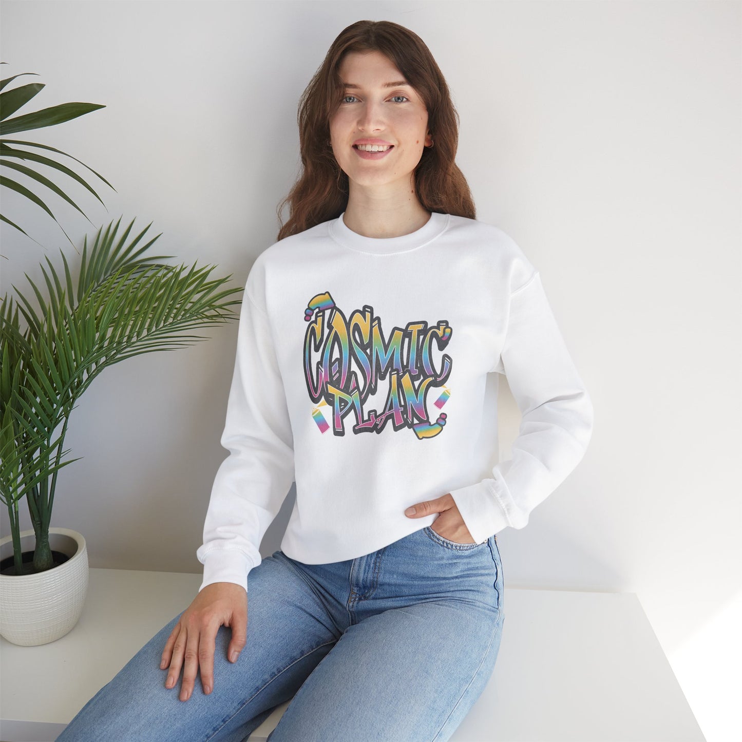 Women's "Cosmic Plan" Crewneck Sweatshirt