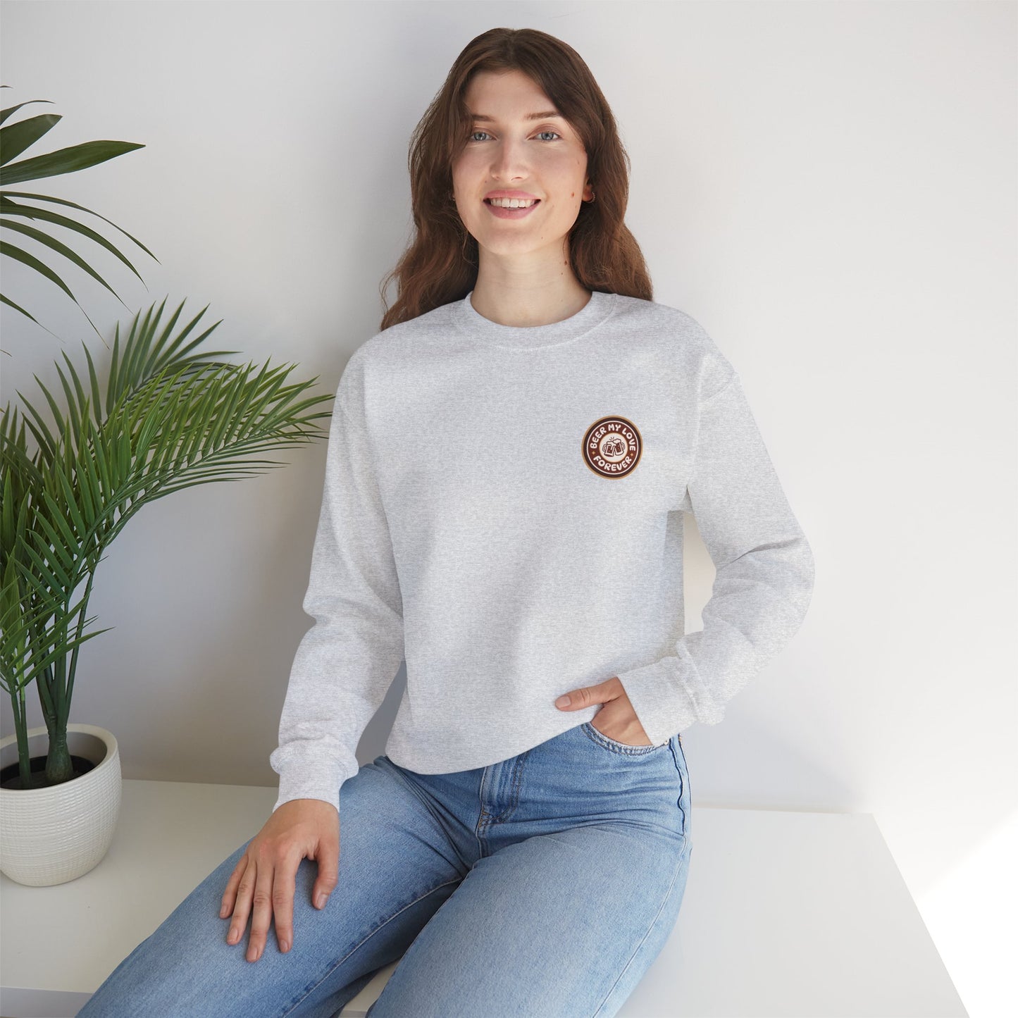 Men's "Beer My Love" Crewneck Sweatshirt
