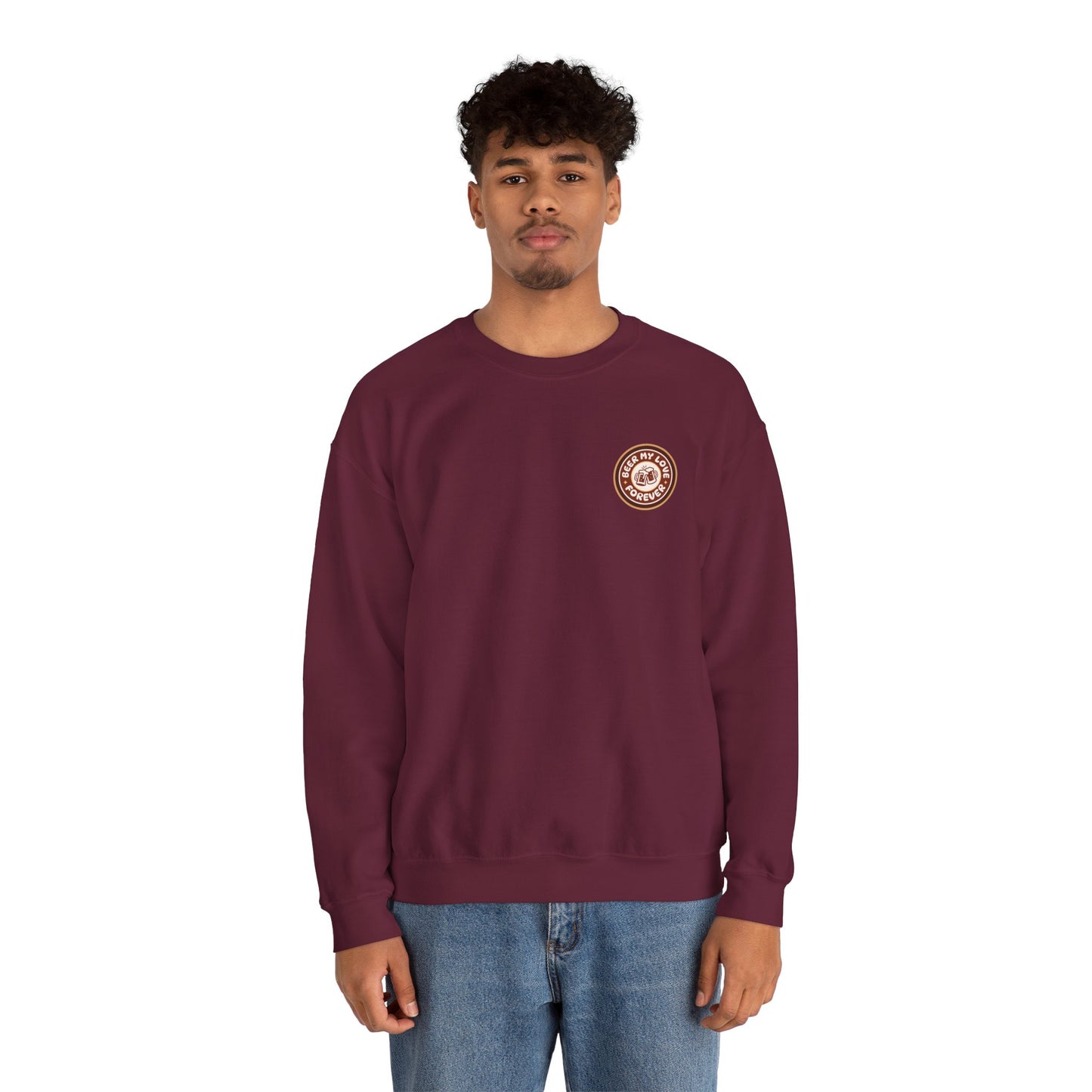 Men's "Beer My Love" Crewneck Sweatshirt