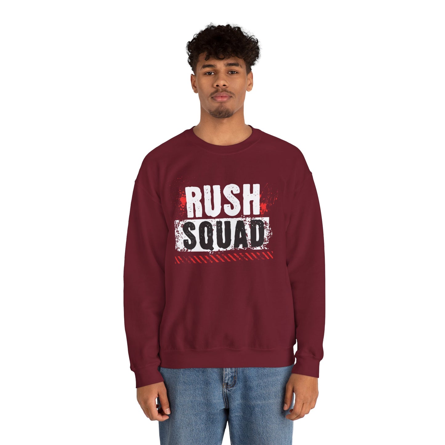 Men's "Rush Squad" Crewneck Sweatshirt