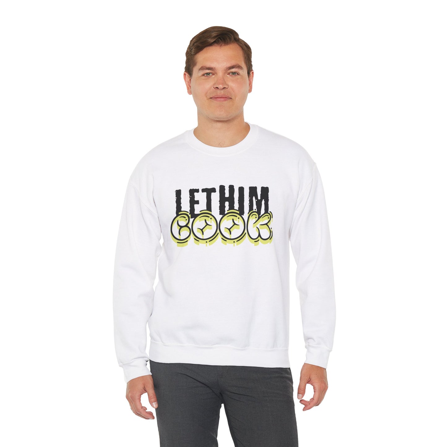 Men's "Let Him Cook" Crewneck Sweatshirt