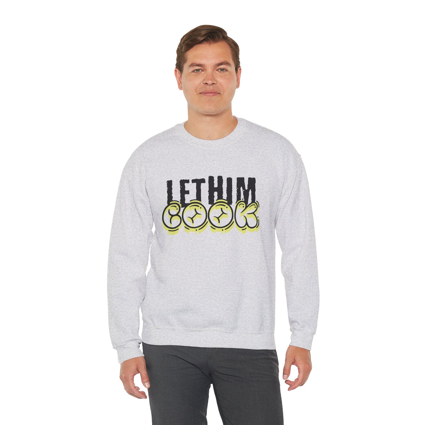 Men's "Let Him Cook" Crewneck Sweatshirt