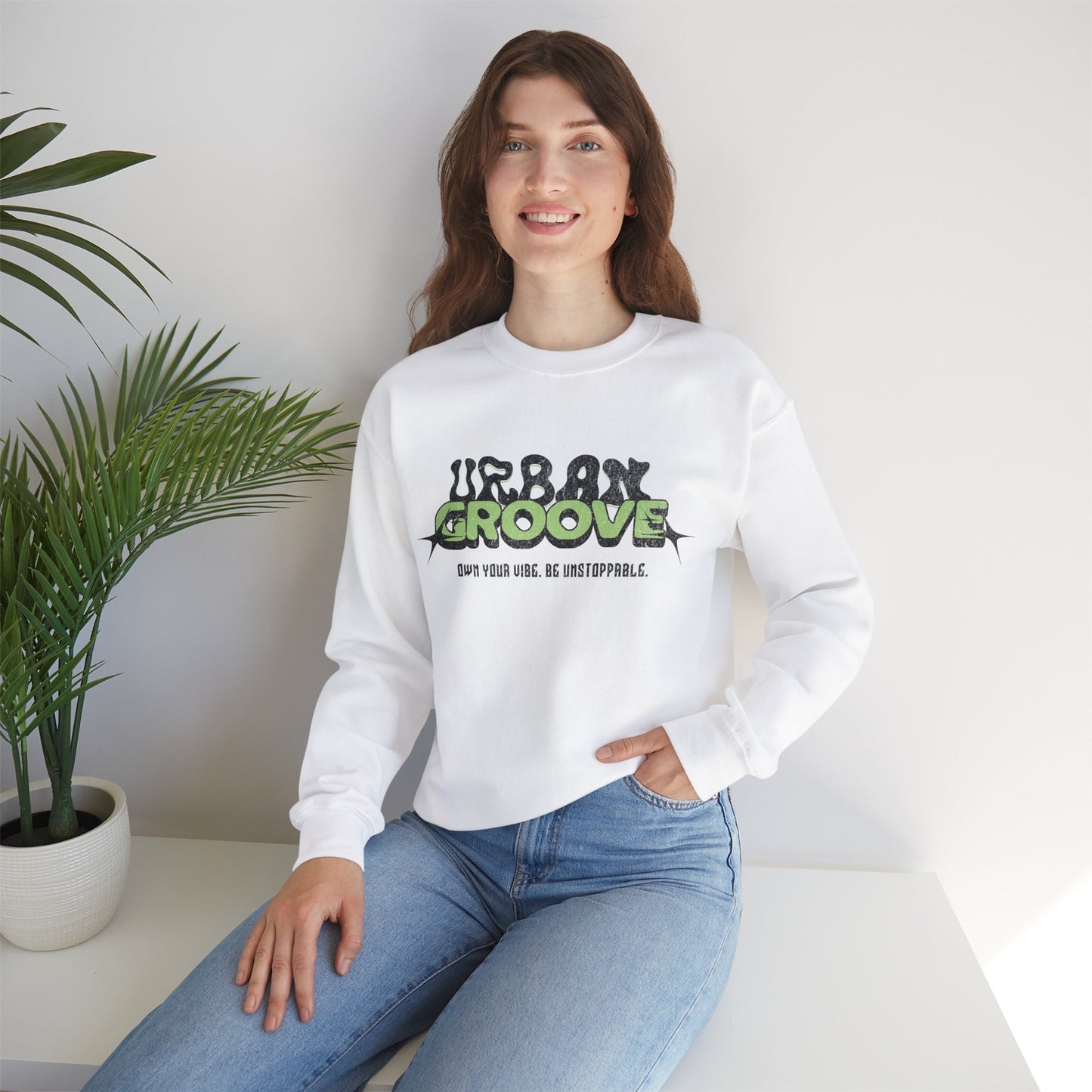 Women's "Urban Groove" Crewneck Sweatshirt