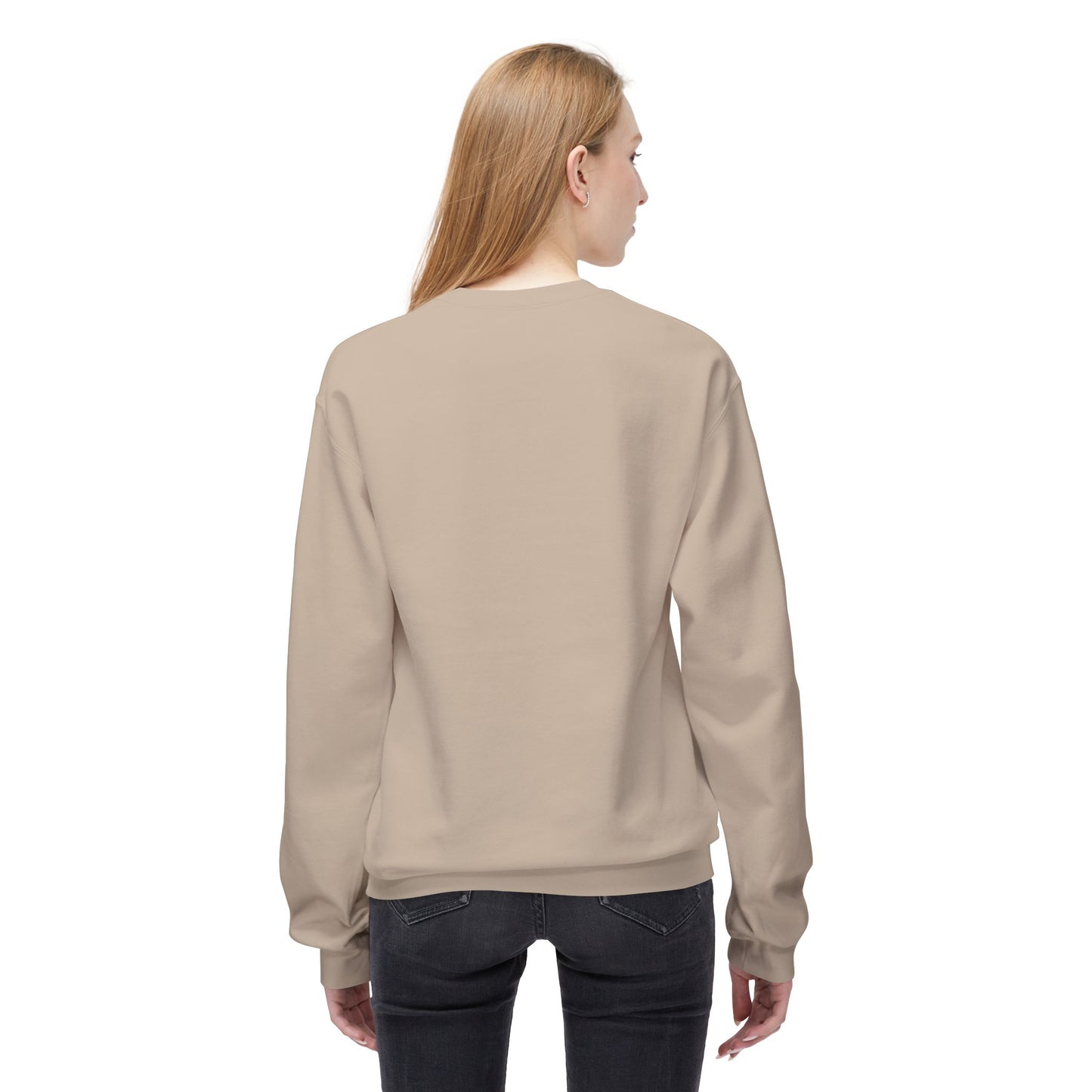 Men's "Break Out Of The Box" Drop Shoulder Fleece Crewneck Sweatshirt