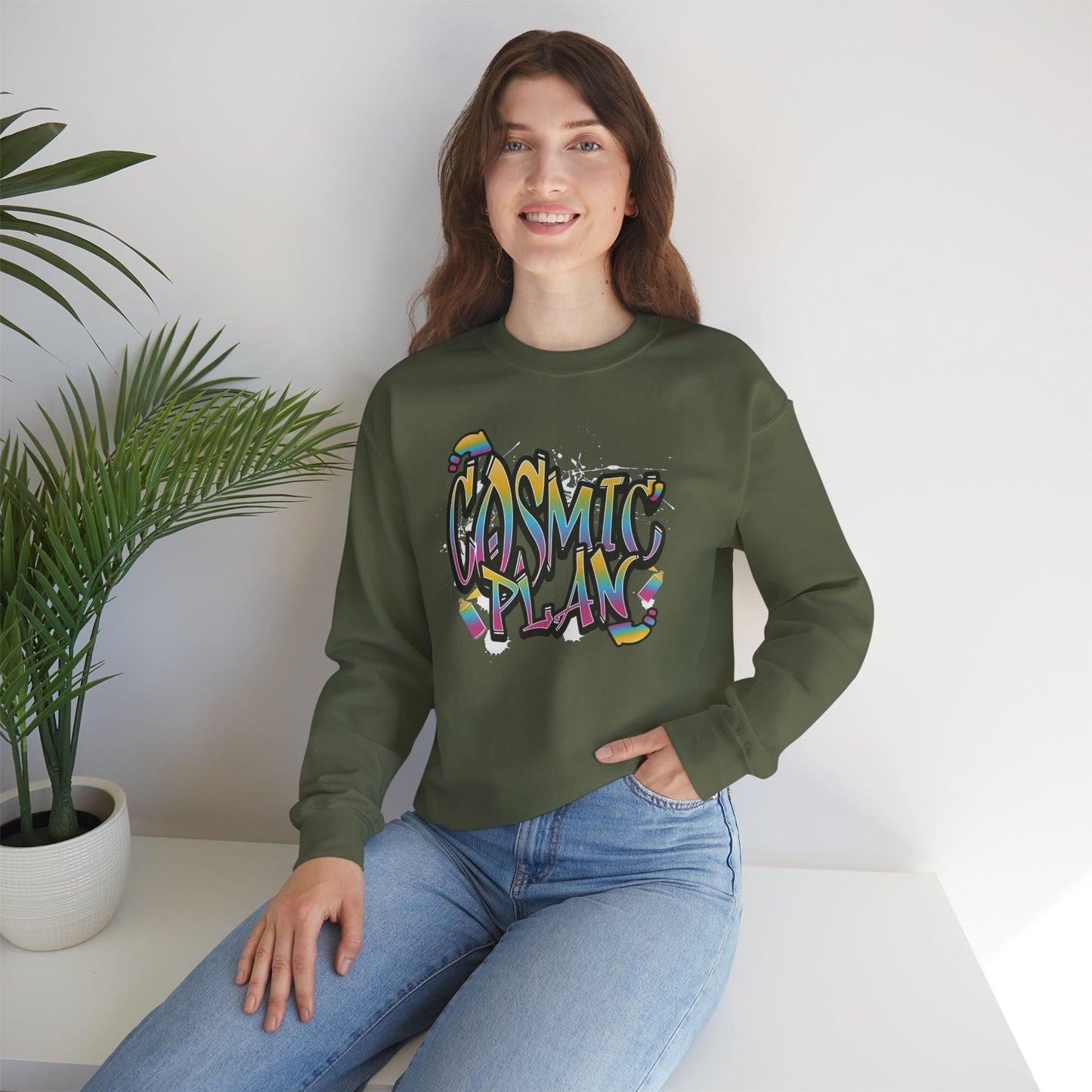 Women's "Cosmic Plan" Crewneck Sweatshirt
