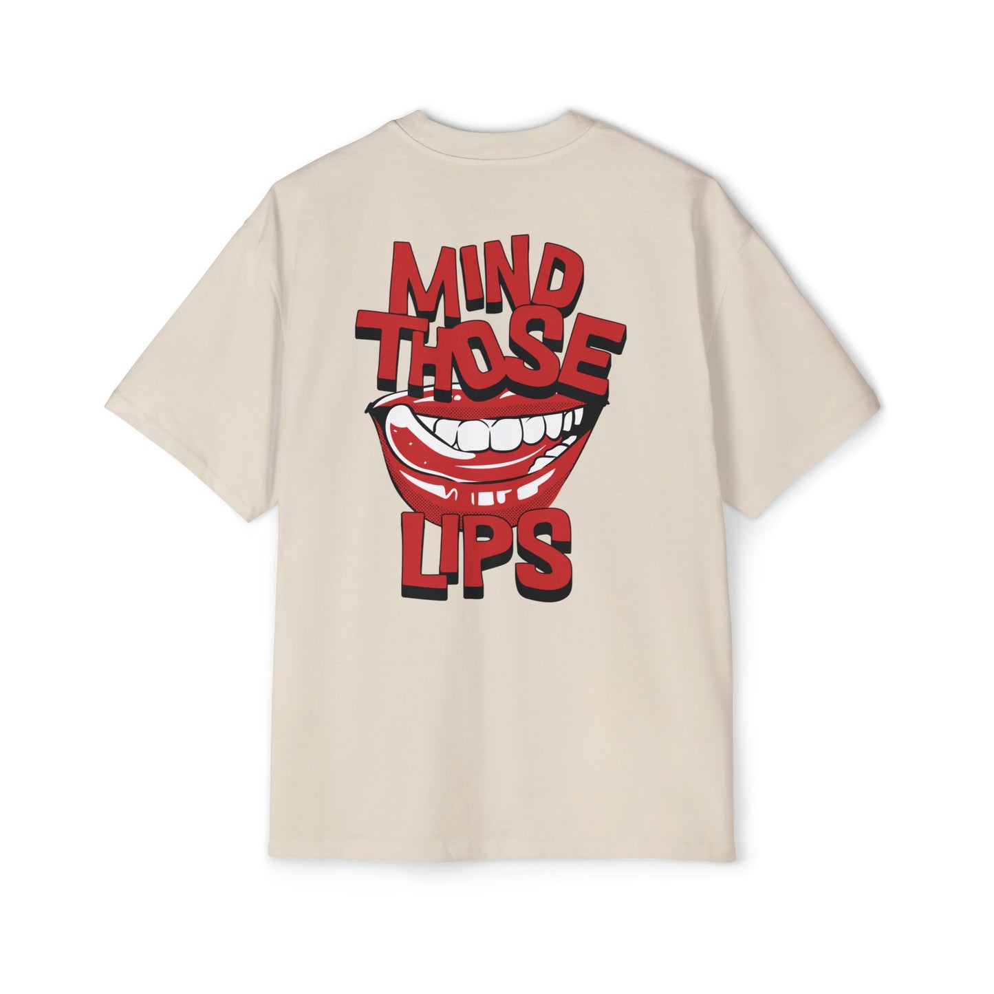 Women's "Mind Those Lips" Oversized T-Shirt