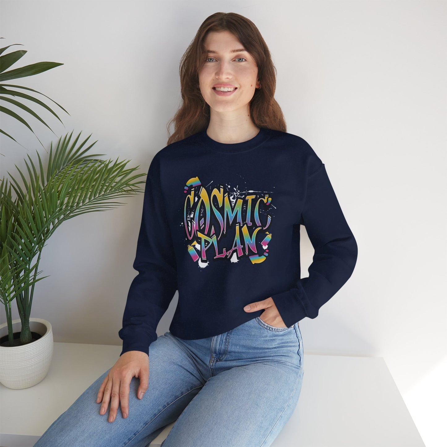 Women's "Cosmic Plan" Crewneck Sweatshirt