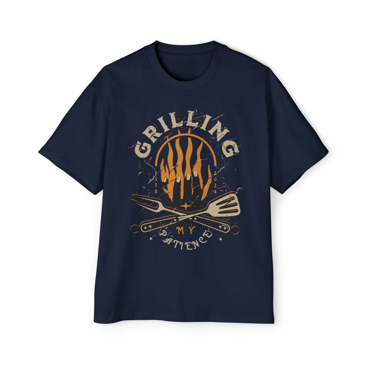 Women's "Grilling My Patience" Oversized T-Shirt