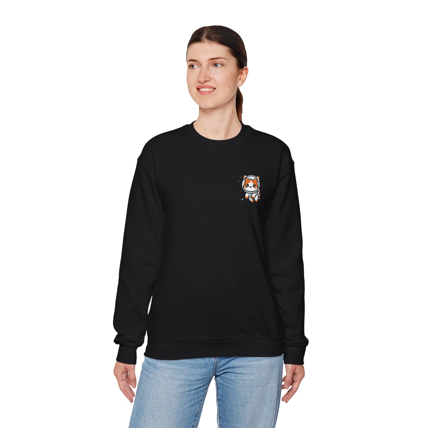 Women's "Meowstronaut" Crewneck Sweatshirt