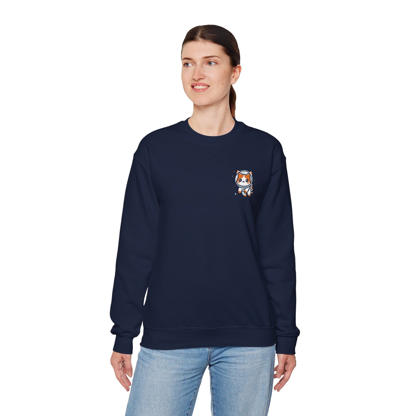 Women's "Meowstronaut" Crewneck Sweatshirt