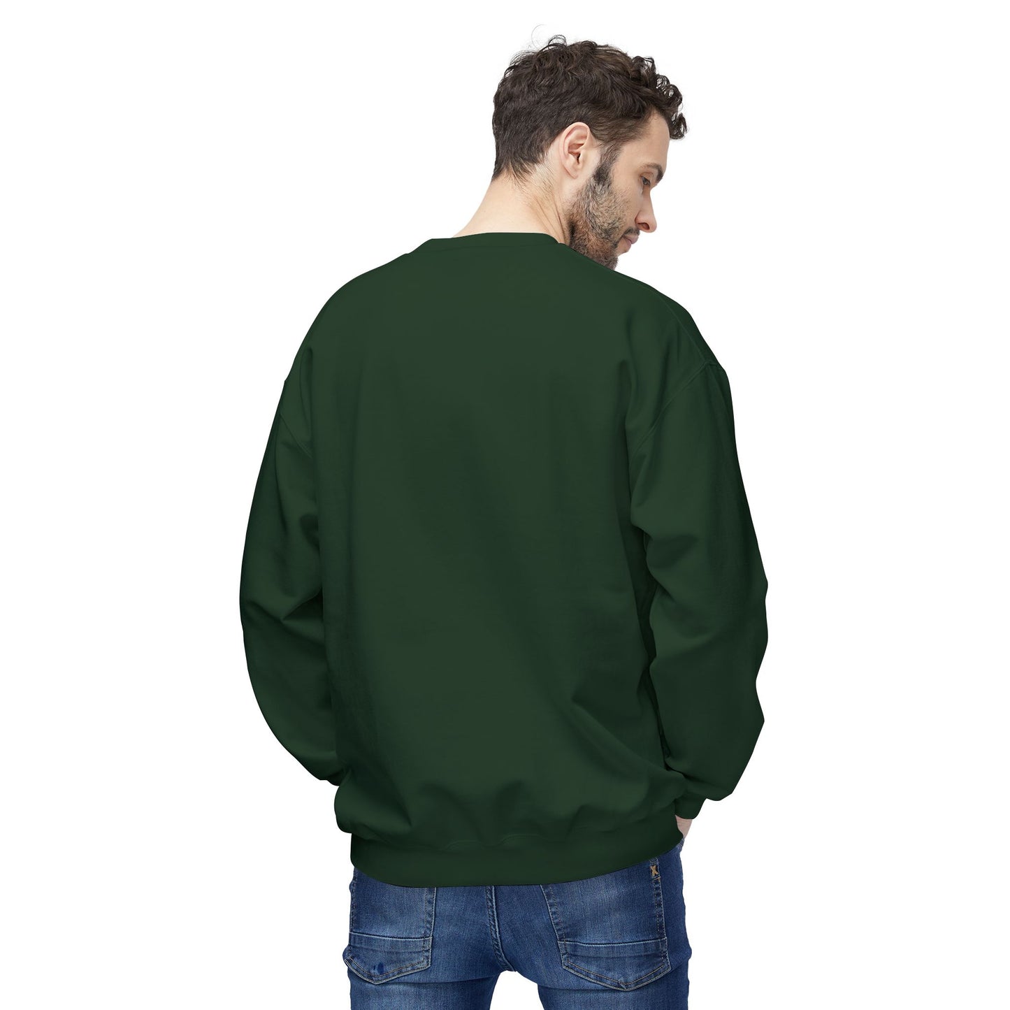 Women's "Grilling My Patience" Drop Shoulder Fleece Crewneck Sweatshirt