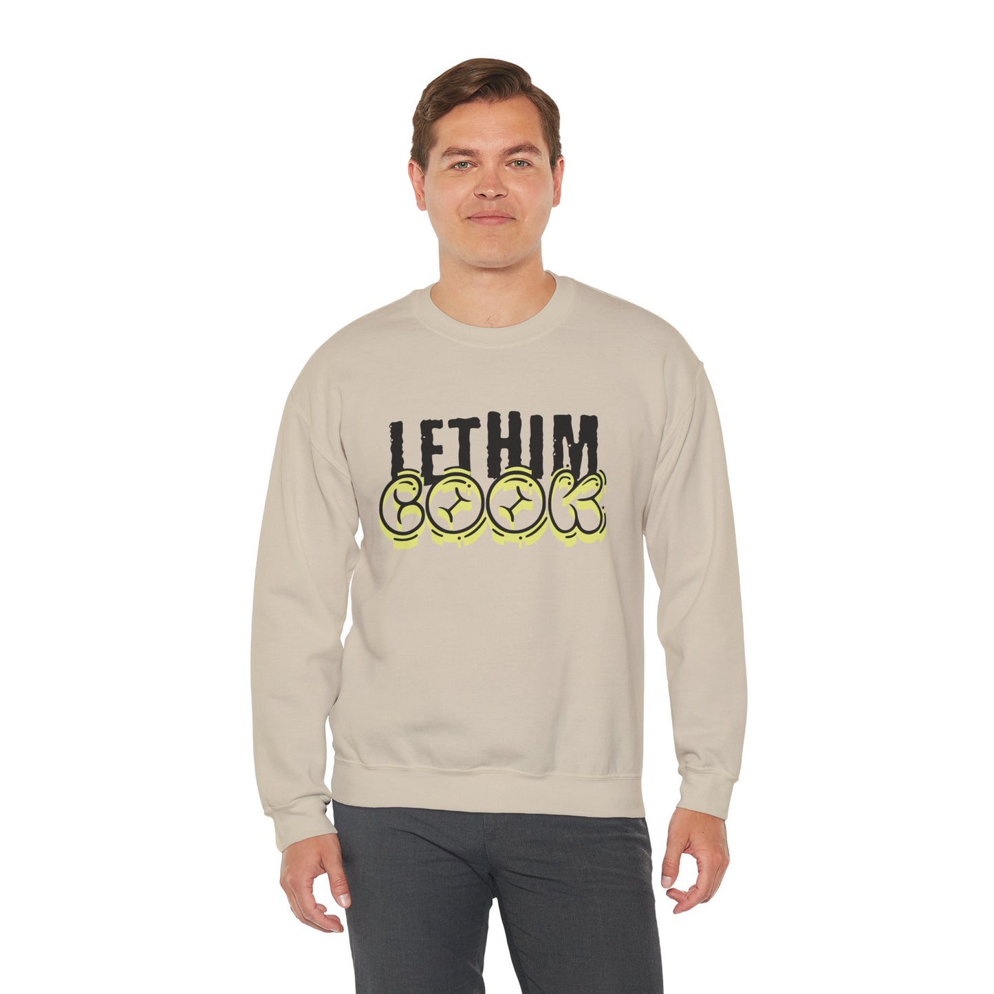 Men's "Let Him Cook" Crewneck Sweatshirt