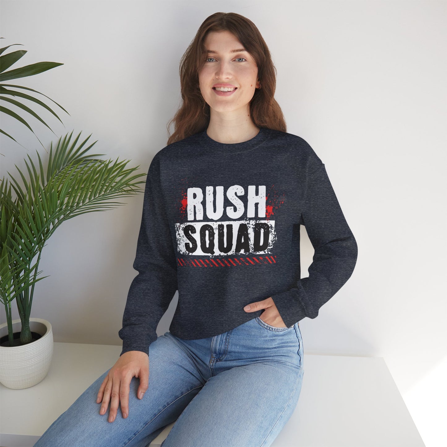 Men's "Rush Squad" Crewneck Sweatshirt