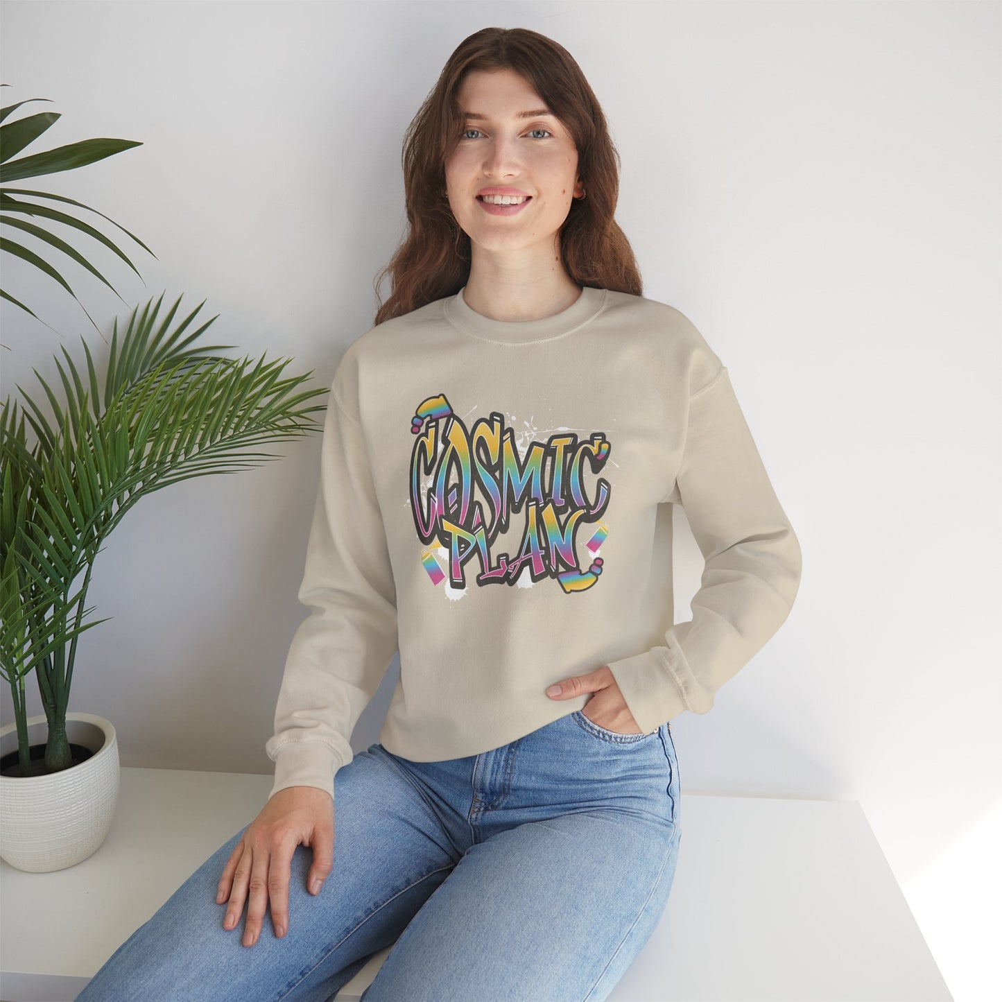 Women's "Cosmic Plan" Crewneck Sweatshirt
