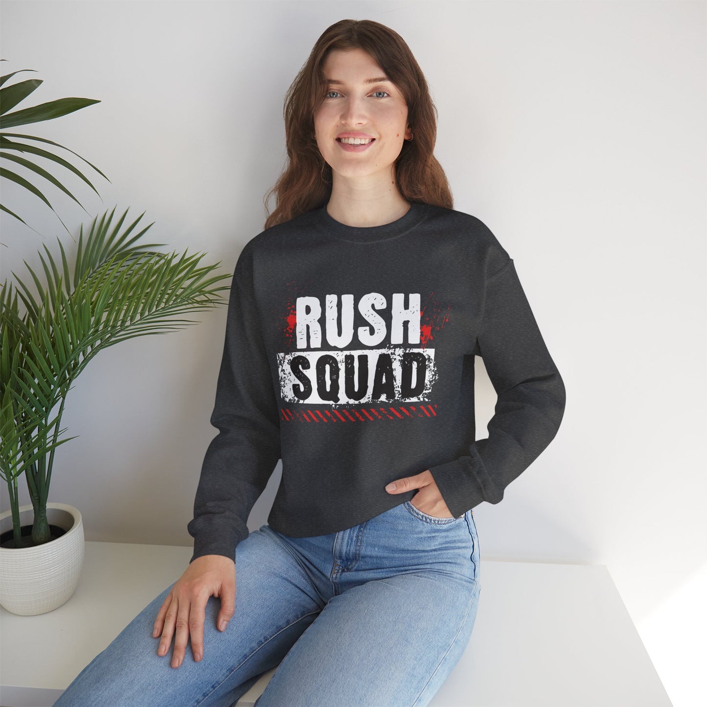 Men's "Rush Squad" Crewneck Sweatshirt