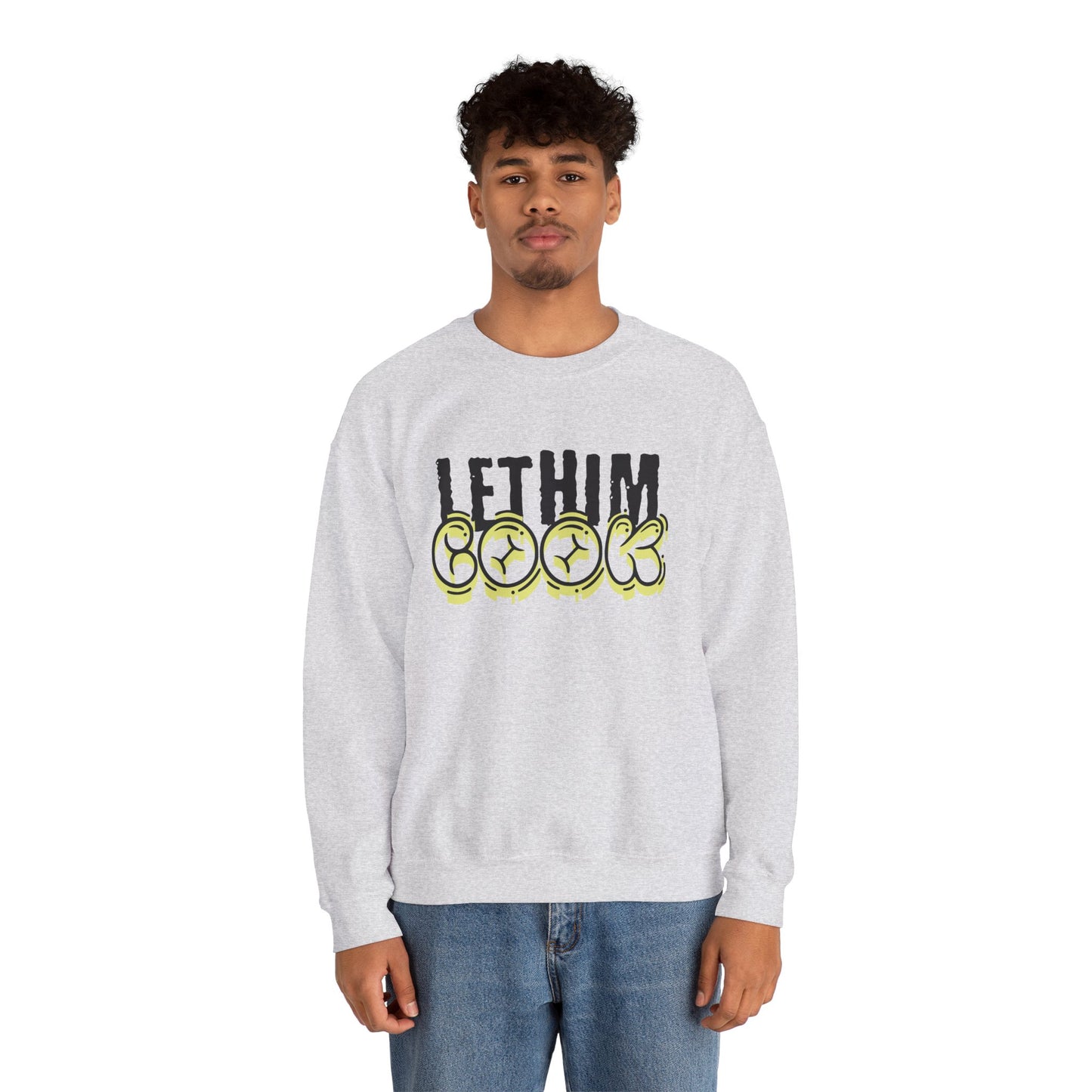 Men's "Let Him Cook" Crewneck Sweatshirt