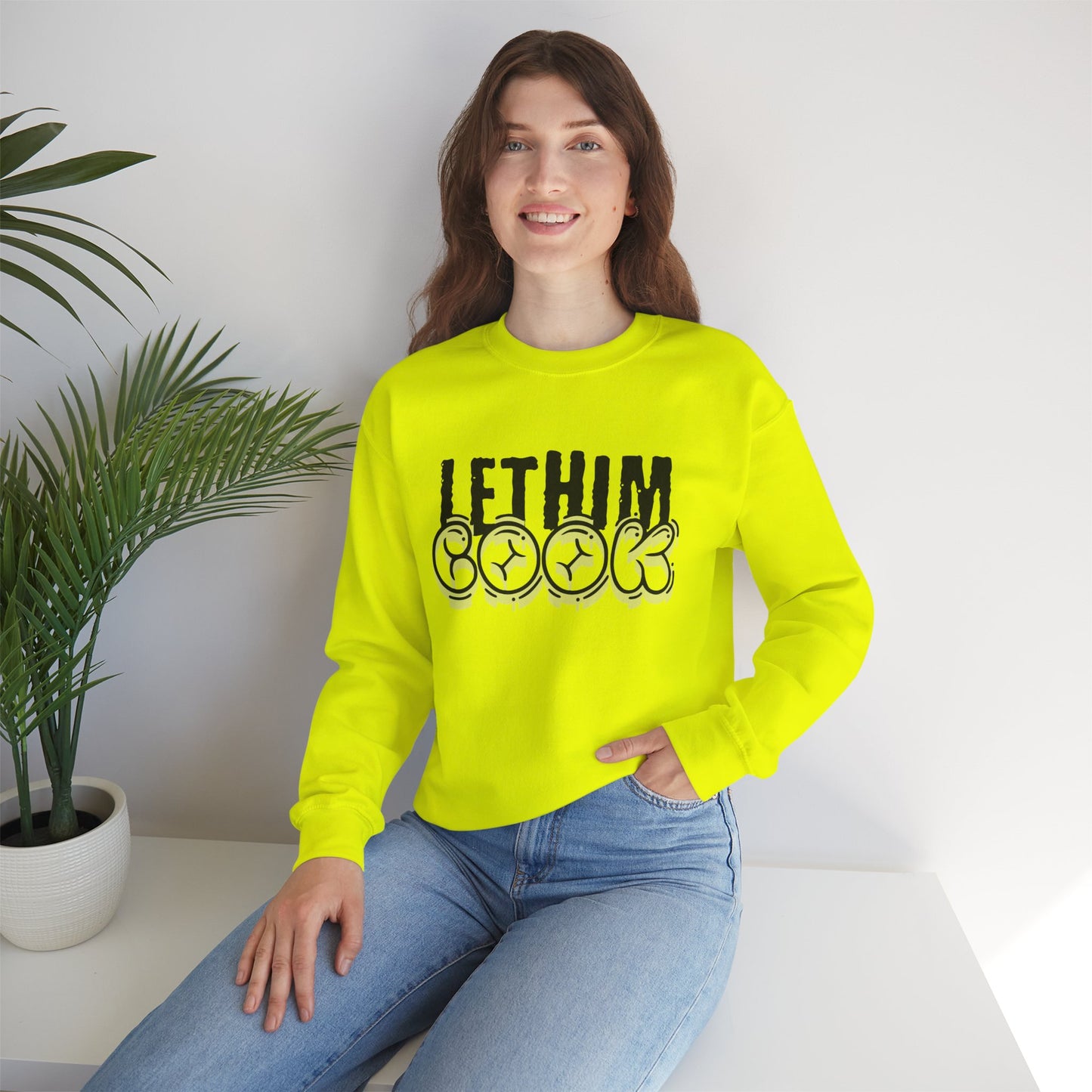 Men's "Let Him Cook" Crewneck Sweatshirt