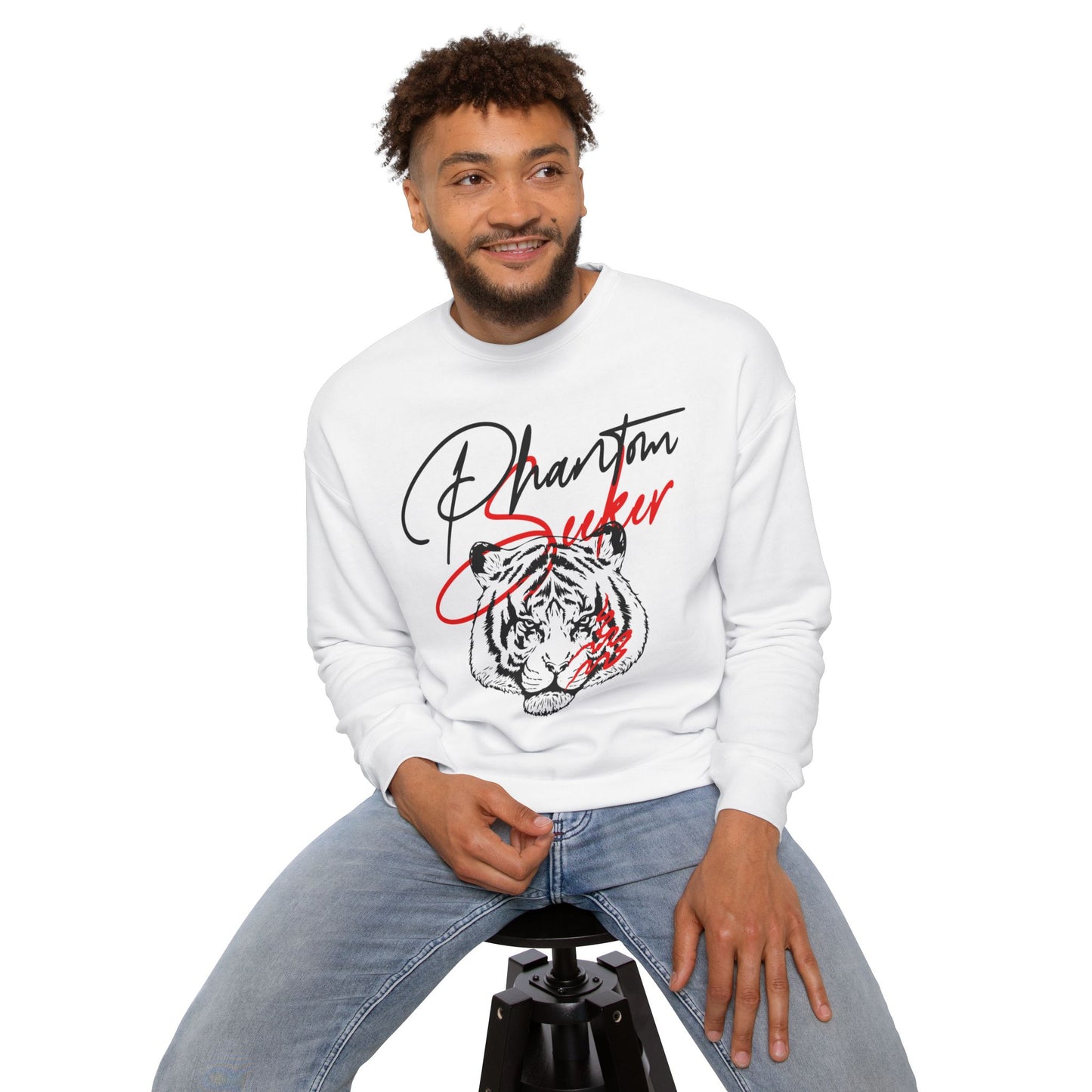 Men's "Phantom Seeker" Drop Shoulder Sweatshirt