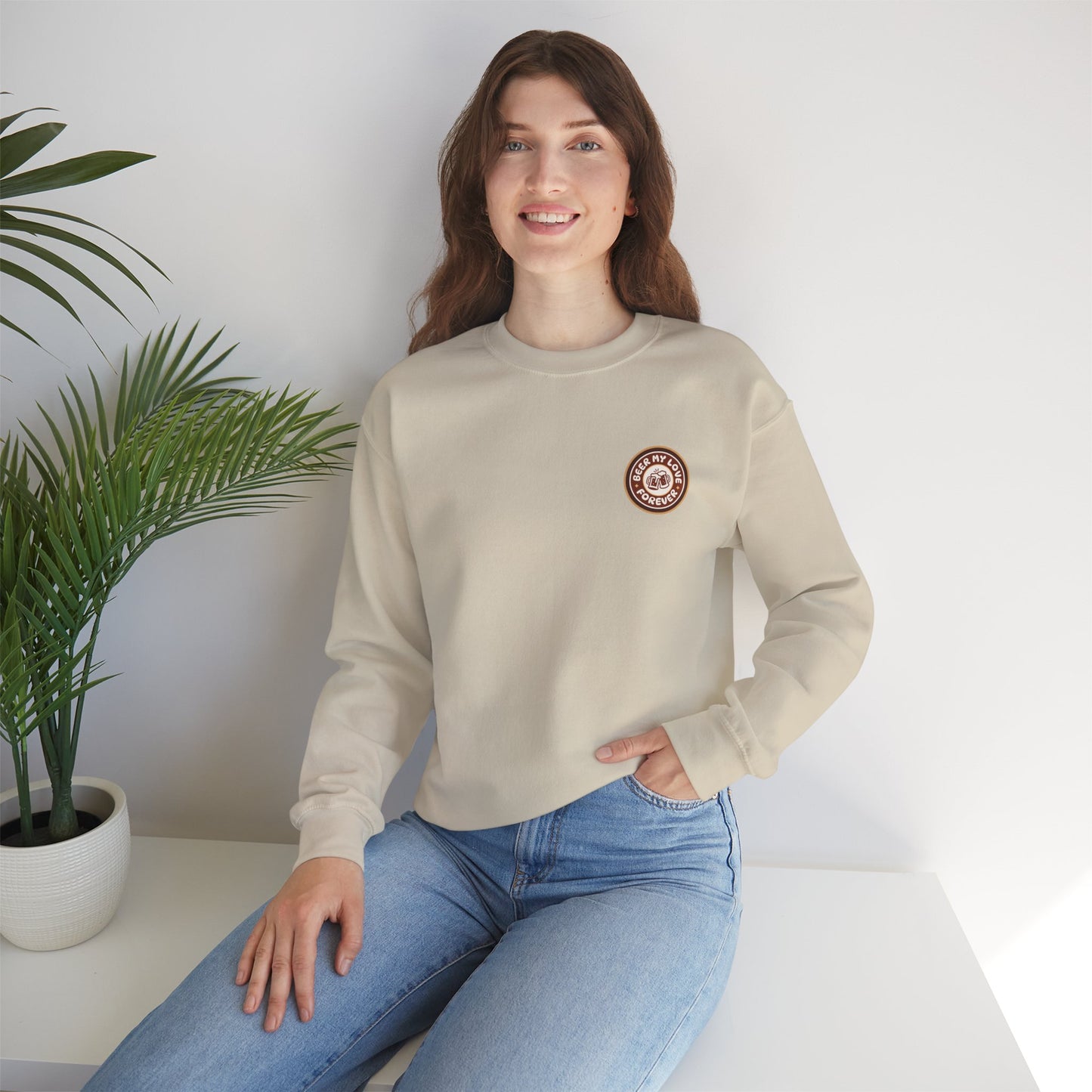 Men's "Beer My Love" Crewneck Sweatshirt