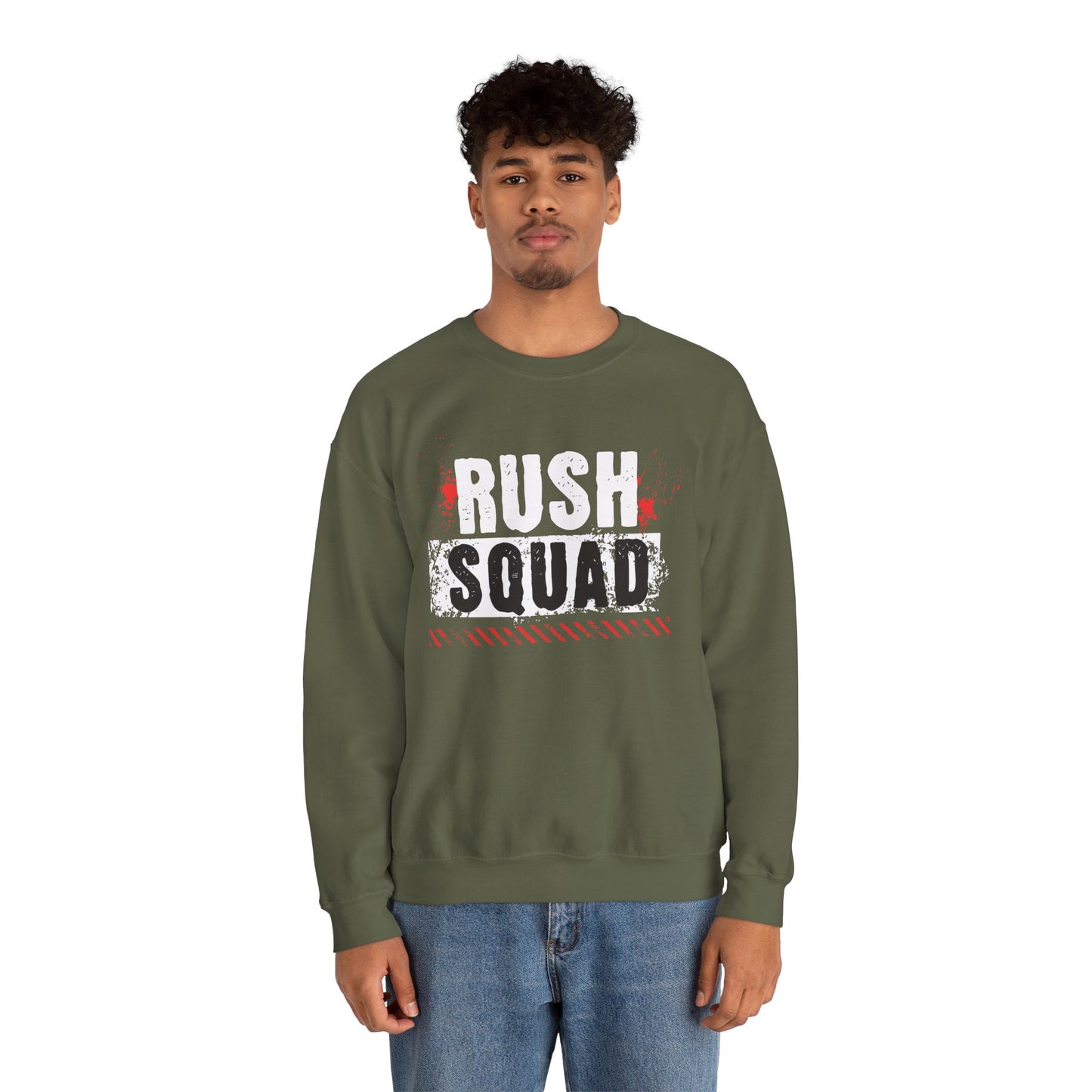 Men's "Rush Squad" Crewneck Sweatshirt
