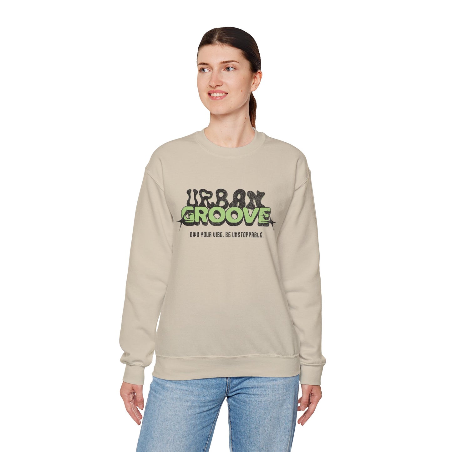 Women's "Urban Groove" Crewneck Sweatshirt