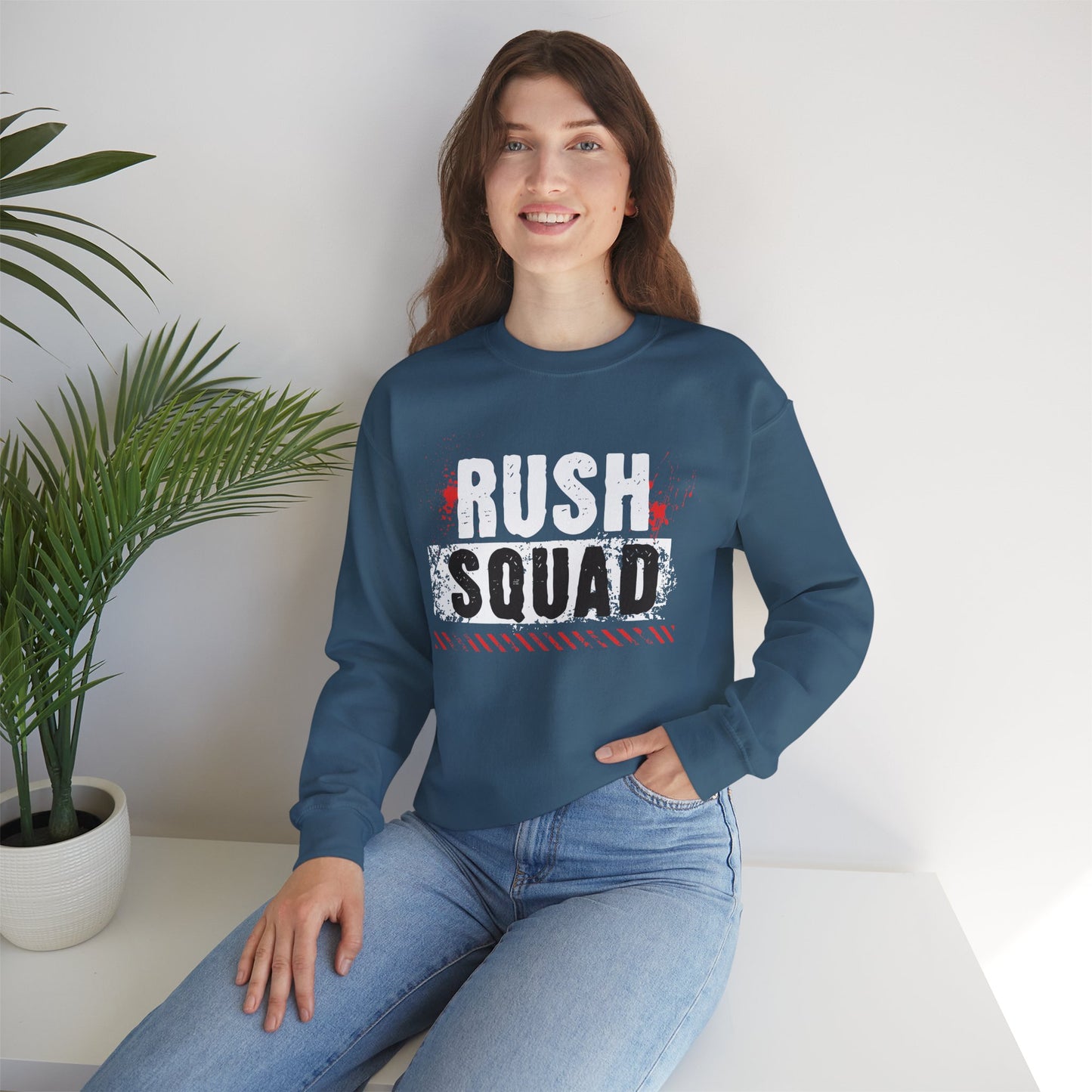 Men's "Rush Squad" Crewneck Sweatshirt