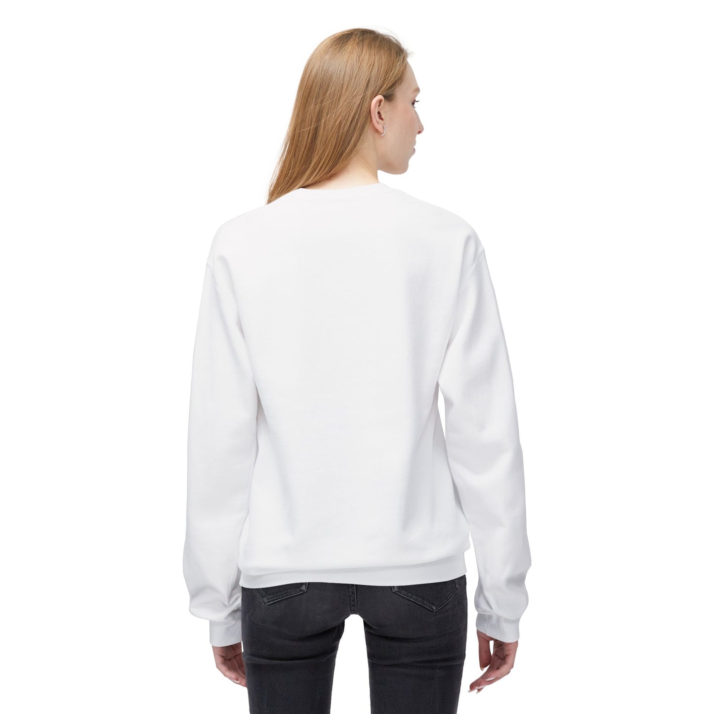 Women's "Grilling My Patience" Drop Shoulder Fleece Crewneck Sweatshirt