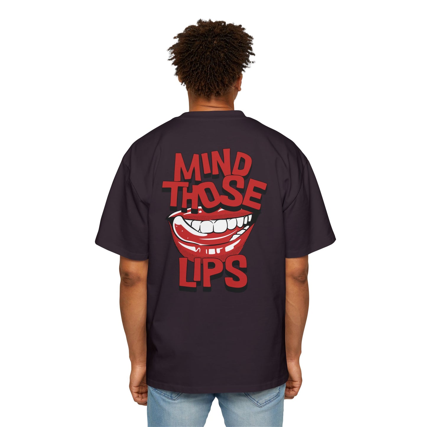 Women's "Mind Those Lips" Oversized T-Shirt